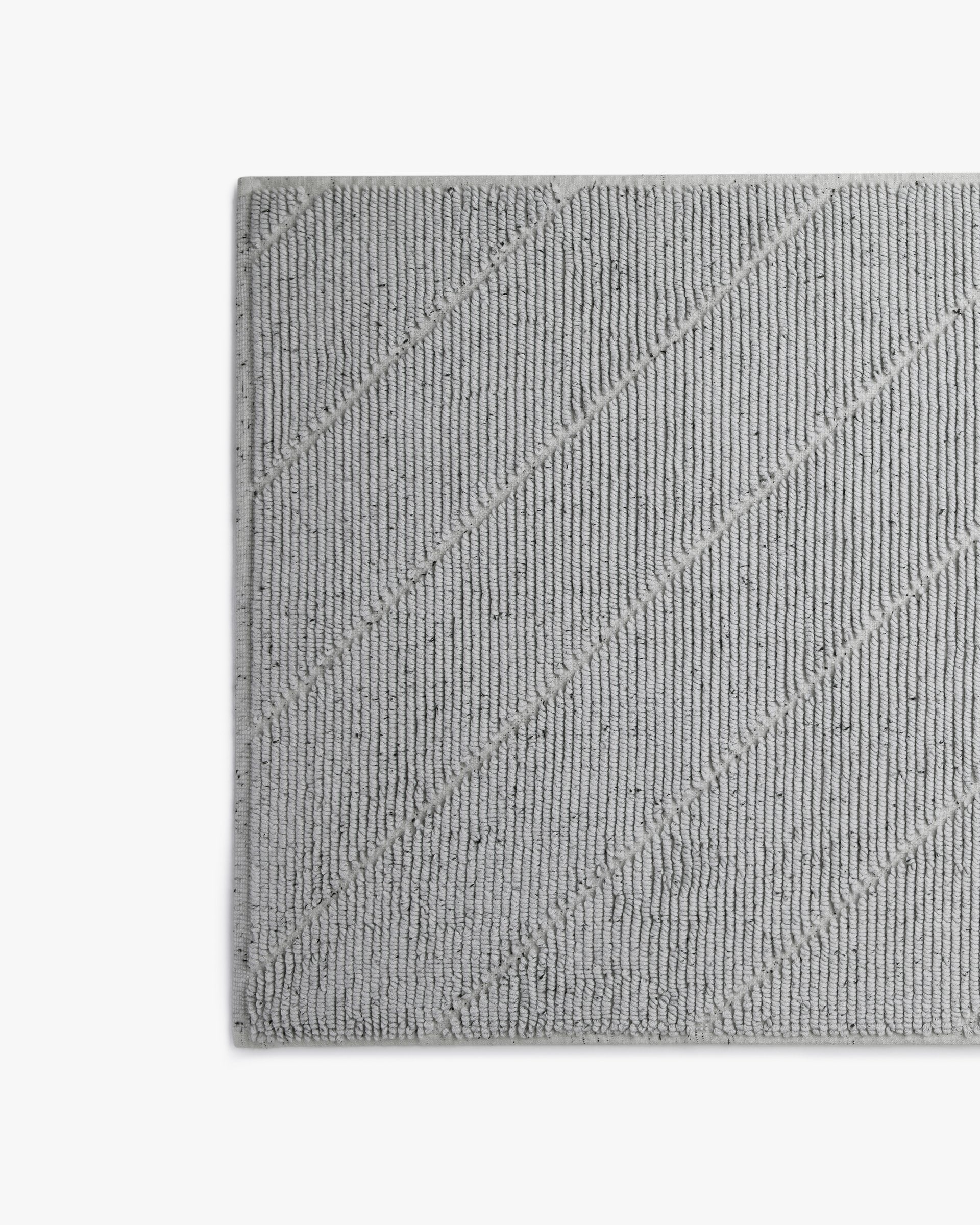 Non-Slip Speckled Bath Rug - Soft Absorbent Microfiber Bathroom Mat for Shower & Tub - Perfect for Bathroom, Spa, and Home Decor