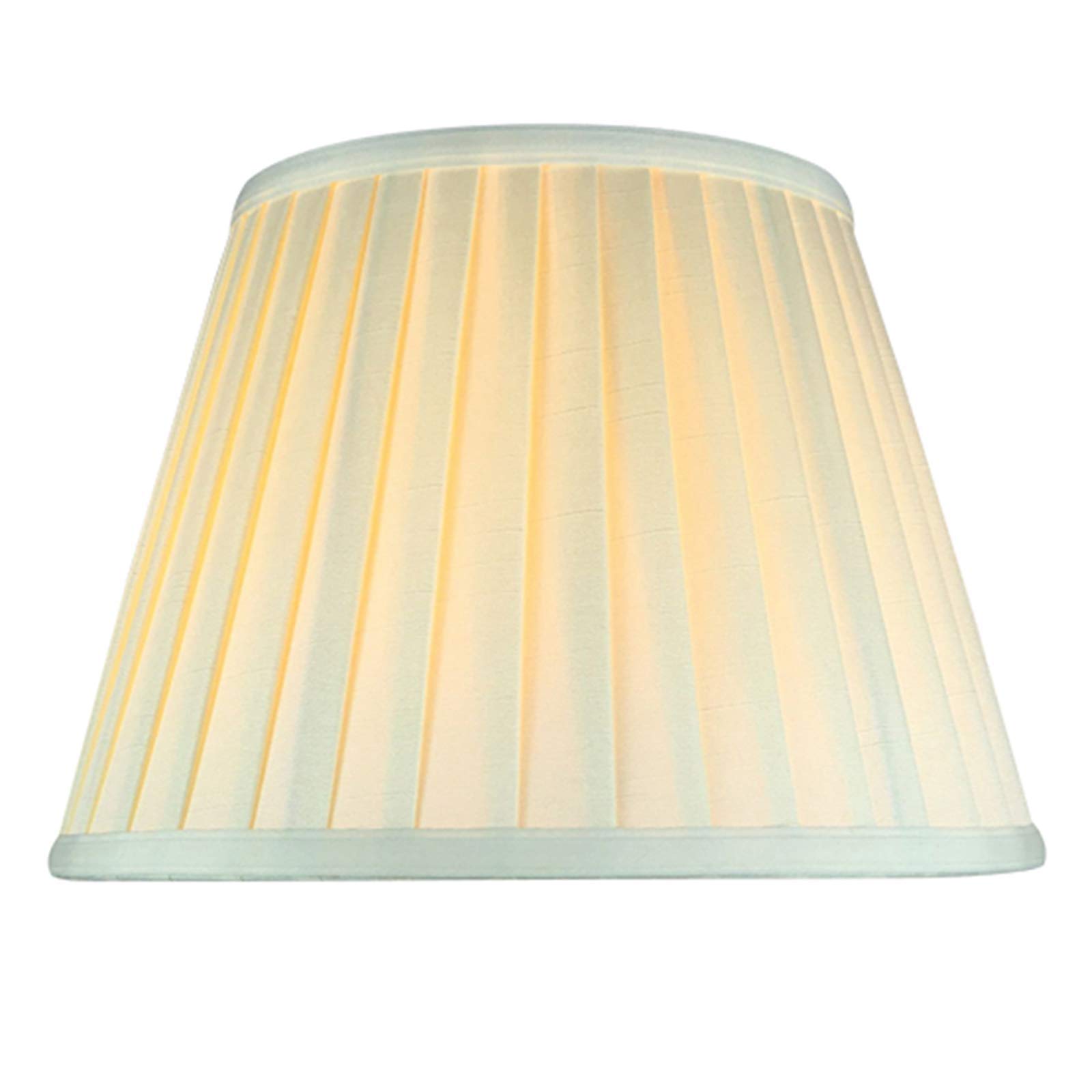 Vintage Pleated Mushroom Fabric Lampshade - 35cm Classic Design for Table & Floor Lamps - Perfect for Living Room, Bedroom & Office Decor