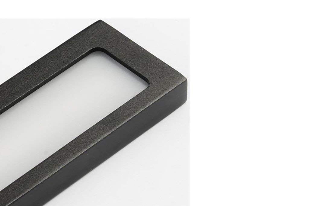 Black LED Bathroom Mirror Light - 90CM 24W Waterproof Wall Lamp with Warm Lighting for Modern Toilet & Vanity | Home Decor & Makeup Mirror Lighting Solution