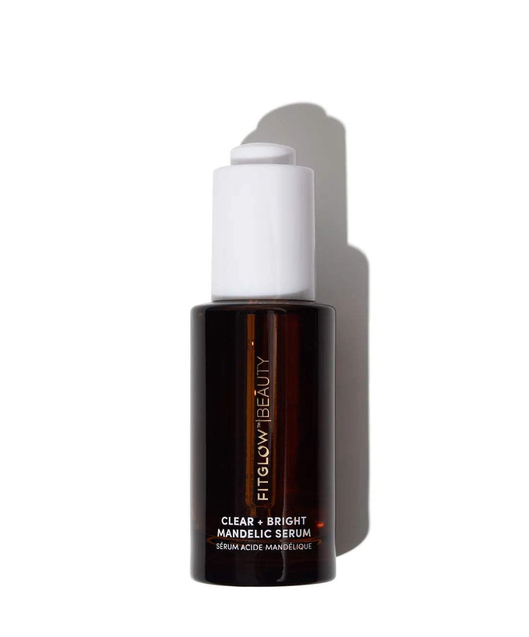 Clear + Bright Mandelic Acid Serum Drops for Acne & Hyperpigmentation - Gentle Exfoliating Facial Treatment for Glowing Skin | Perfect for Nighttime Skincare Routine