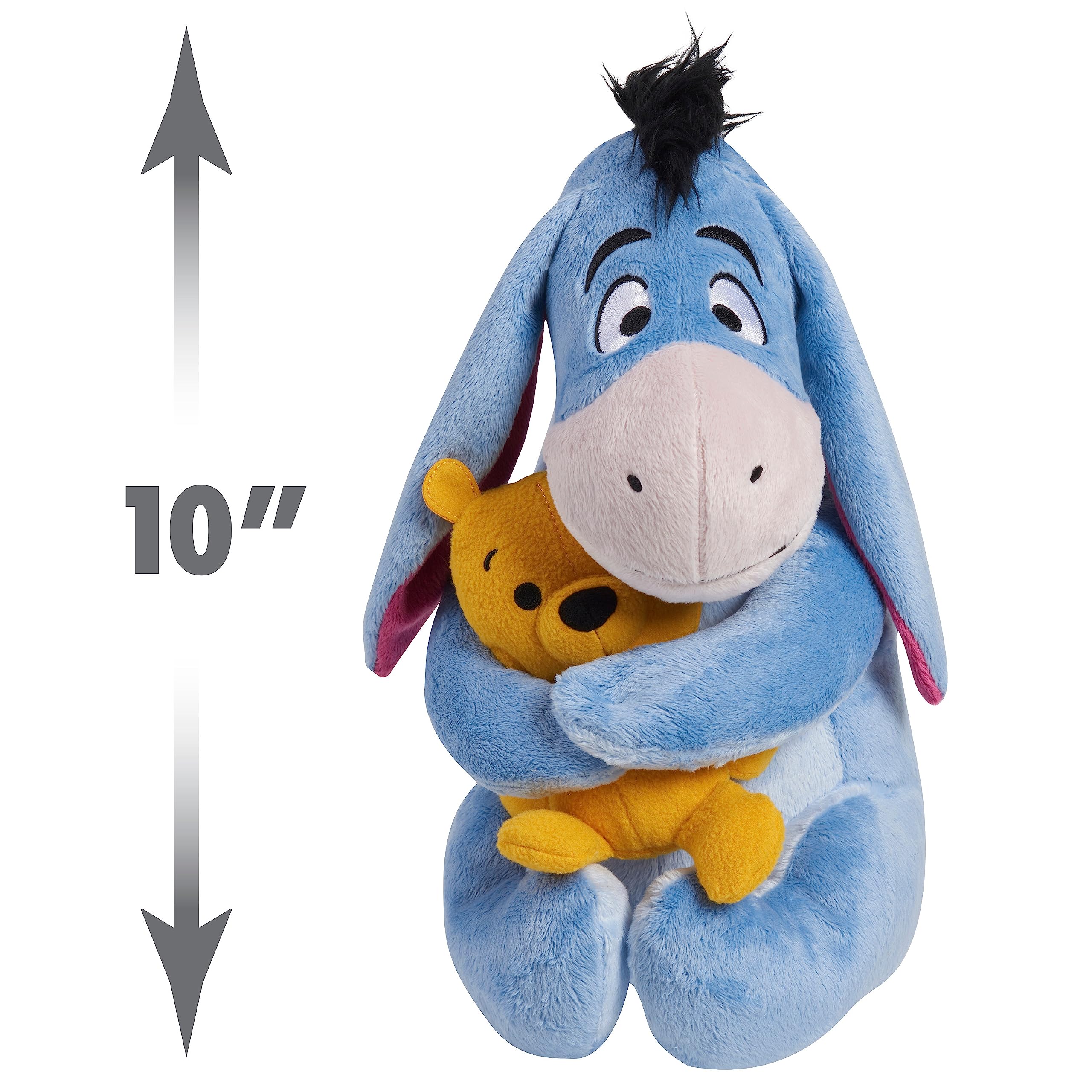 Disney Classic Winnie the Pooh and Eeyore Plush Stuffed Animals - Soft Cuddly Toy for Kids, Baby Shower Gift, Nursery Decor, and Disney Collection