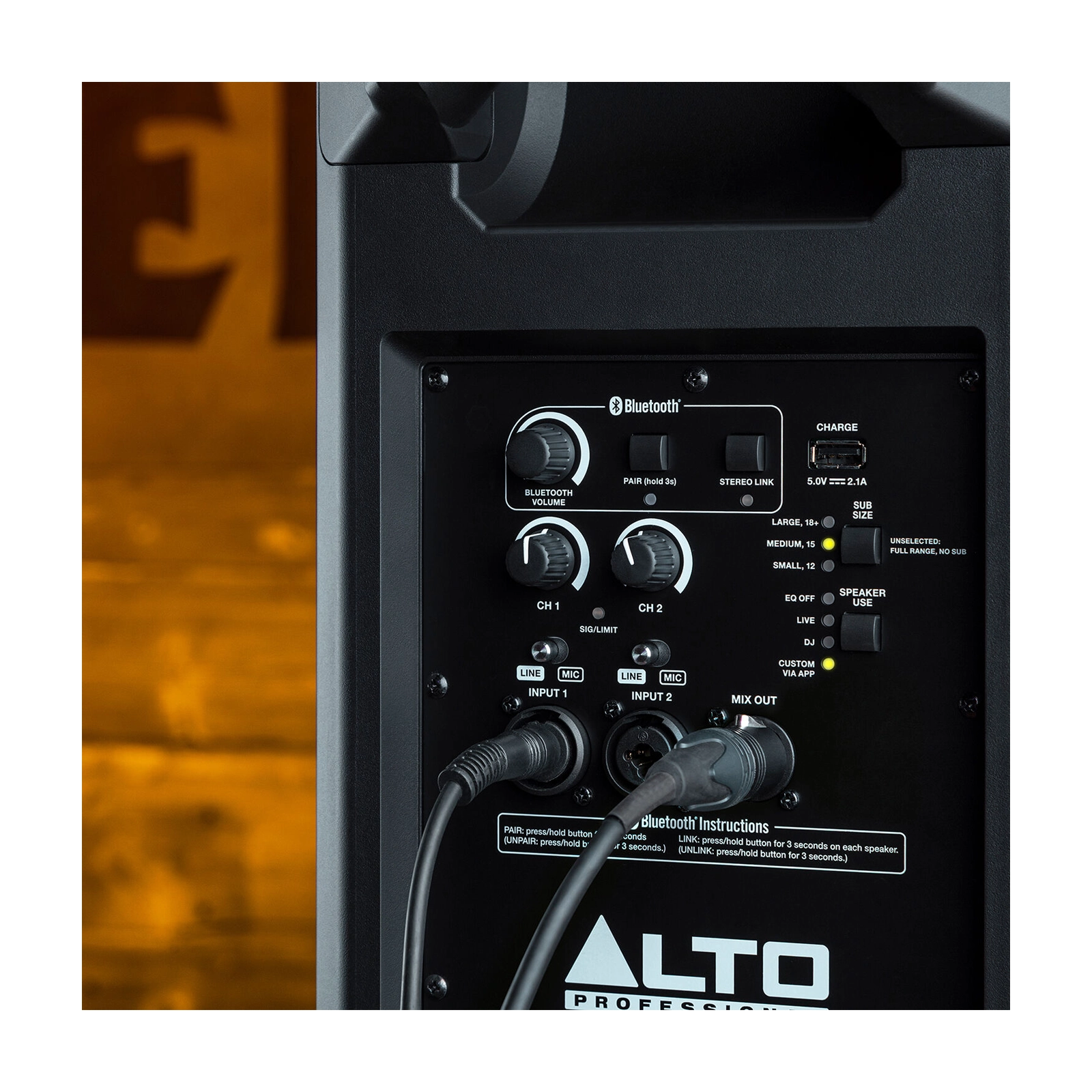 Alto Professional TS410 10 Inch 2000W Powered PA Speaker - Perfect for Live Music, DJ Performances & Outdoor Events