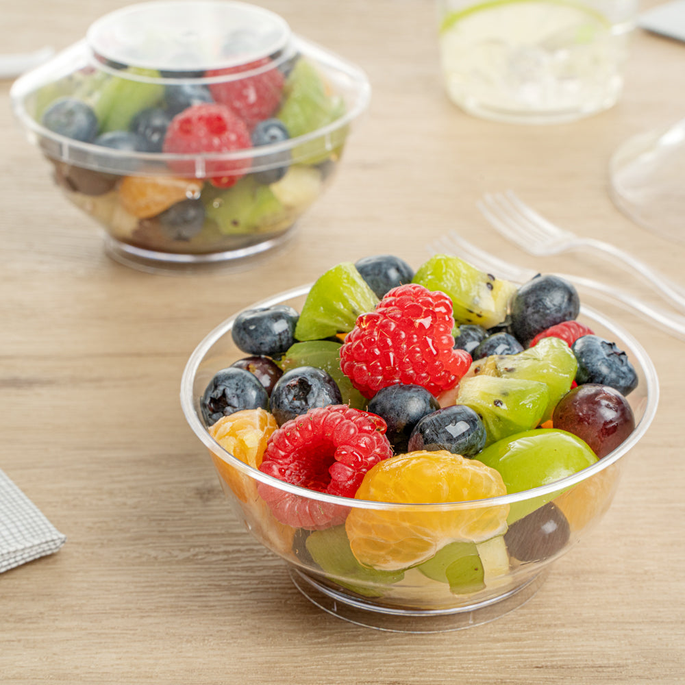 6 oz Clear Plastic Deli Containers with Lids - 10 Pack (4