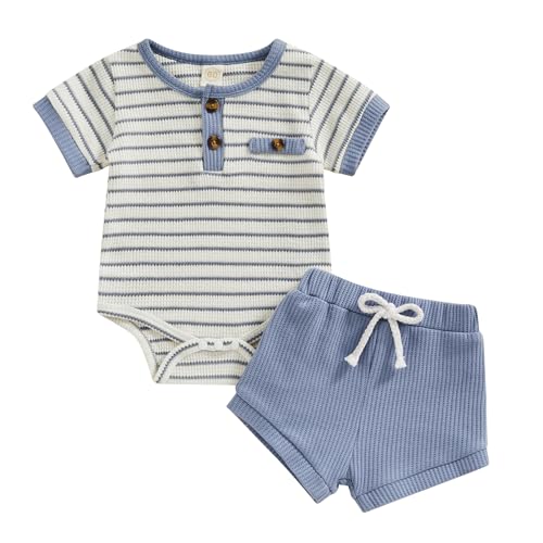 Striped Blue