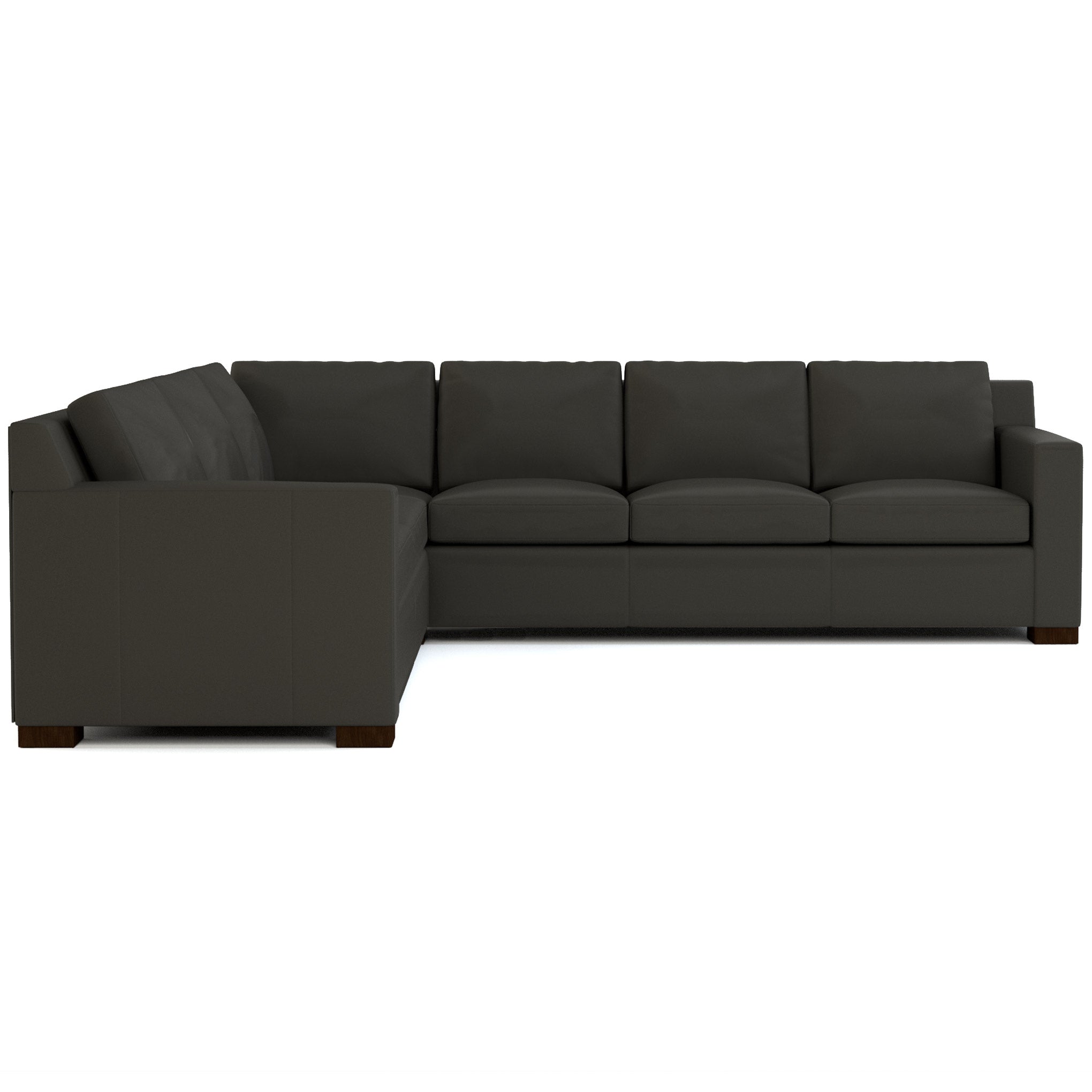 Keene Sectional Sofa - Modern L-Shaped Couch with Reversible Chaise, Soft Fabric Upholstery for Living Room, Family Room & Home Theater Comfort
