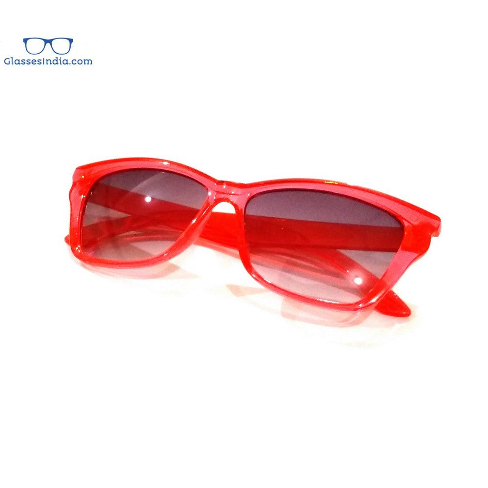 Stylish Red Kids Fashion Sunglasses TKS003 - UV Protection, Lightweight & Durable - Perfect for Outdoor Play, Beach Trips & Summer Activities