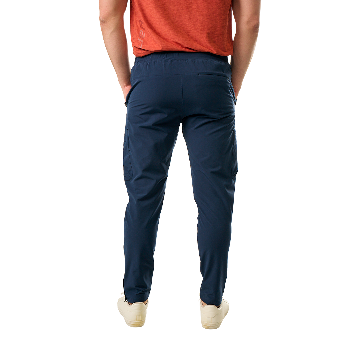 Bauer Cross Coast Travel Pants for Men - Comfortable Stretch Navy Blue Hiking & Outdoor Adventure Pants