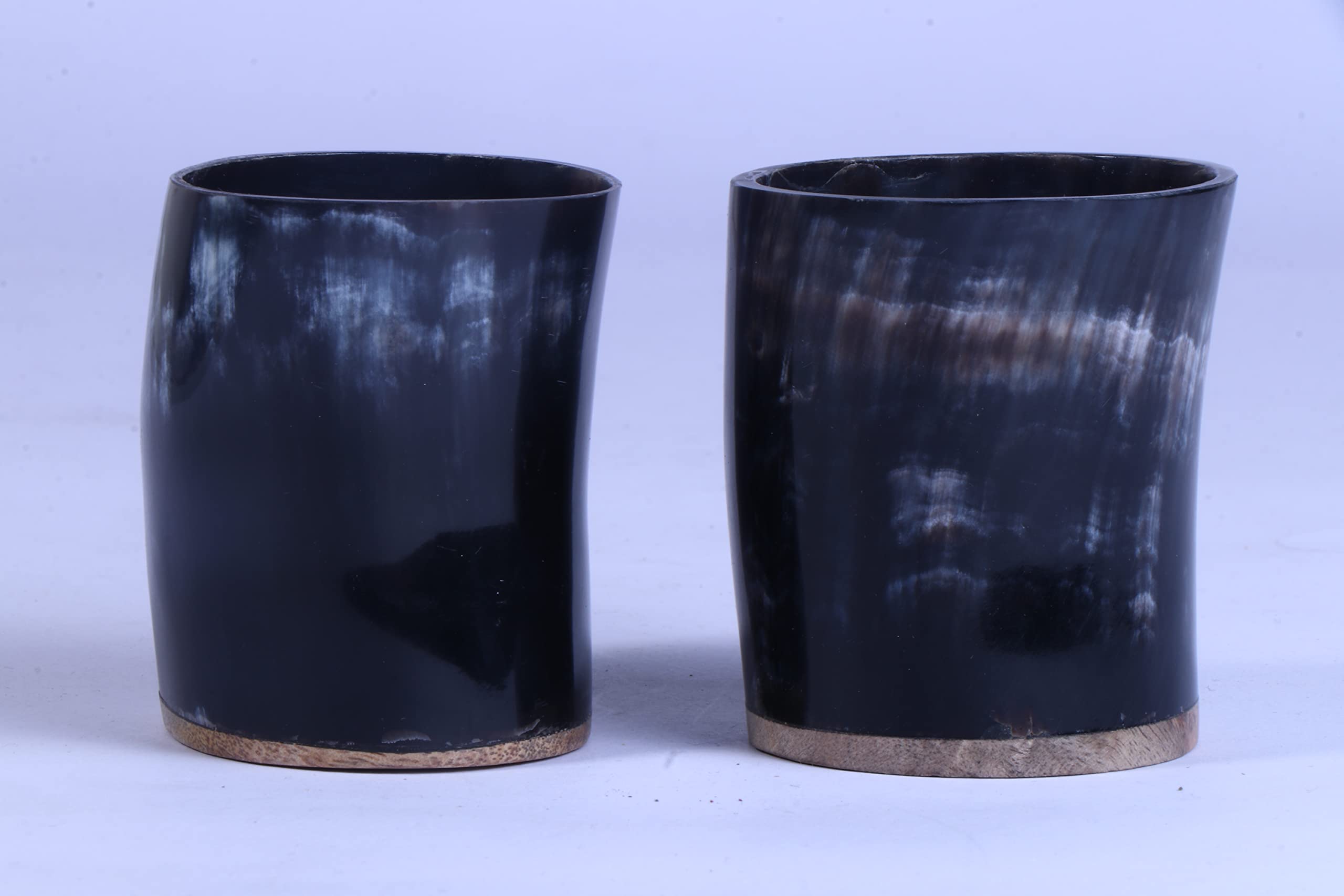Buddha4all Natural Genuine Buffalo Horn Shot Glass Set - 20 Pieces for Whiskey, Tequila, Beer & Wine - Perfect for Parties, Bars, Home Use & Unique Gifts