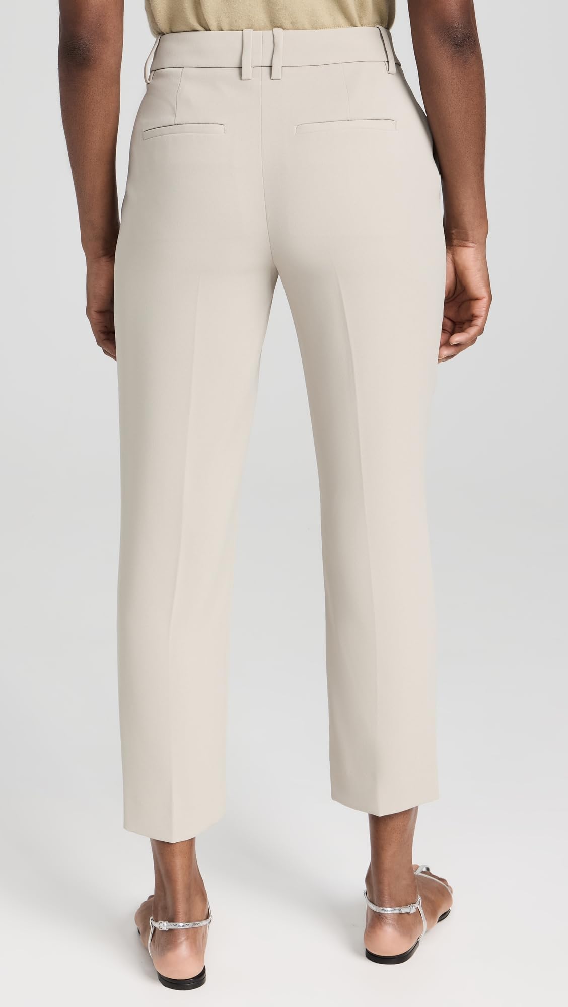 Vince Women's Crepe Tailored Straight Leg Pants - Slim Fit Office Trousers for Professional Women | Perfect for Business, Work & Formal Occasions