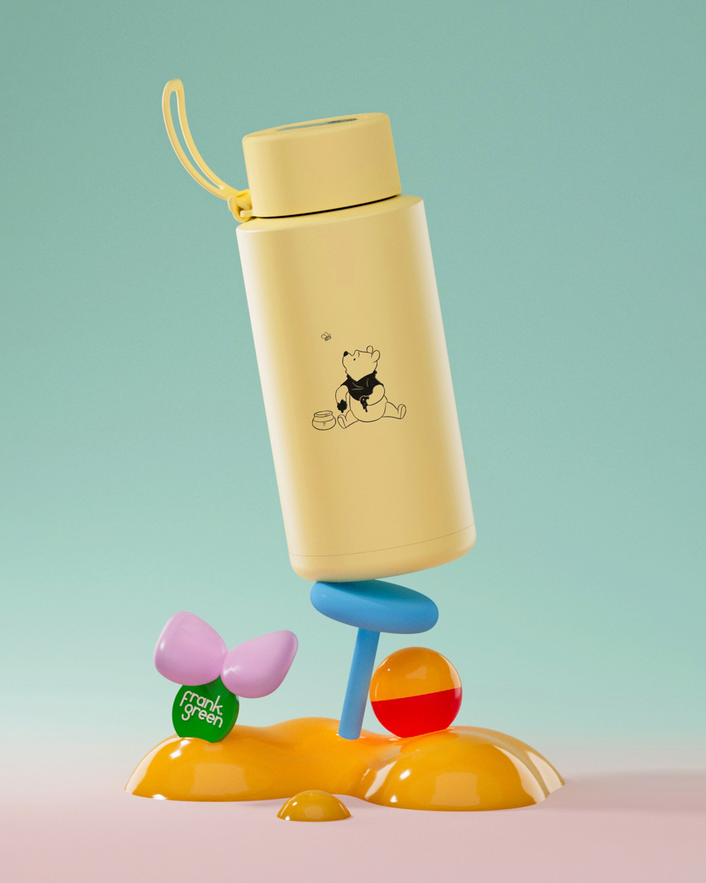Disney Mickey Mouse Ceramic Reusable Water Bottle 34oz (1000ml) - Insulated Travel Mug for Hot & Cold Drinks, Perfect for Office, Gym, Hiking and Outdoor Activities