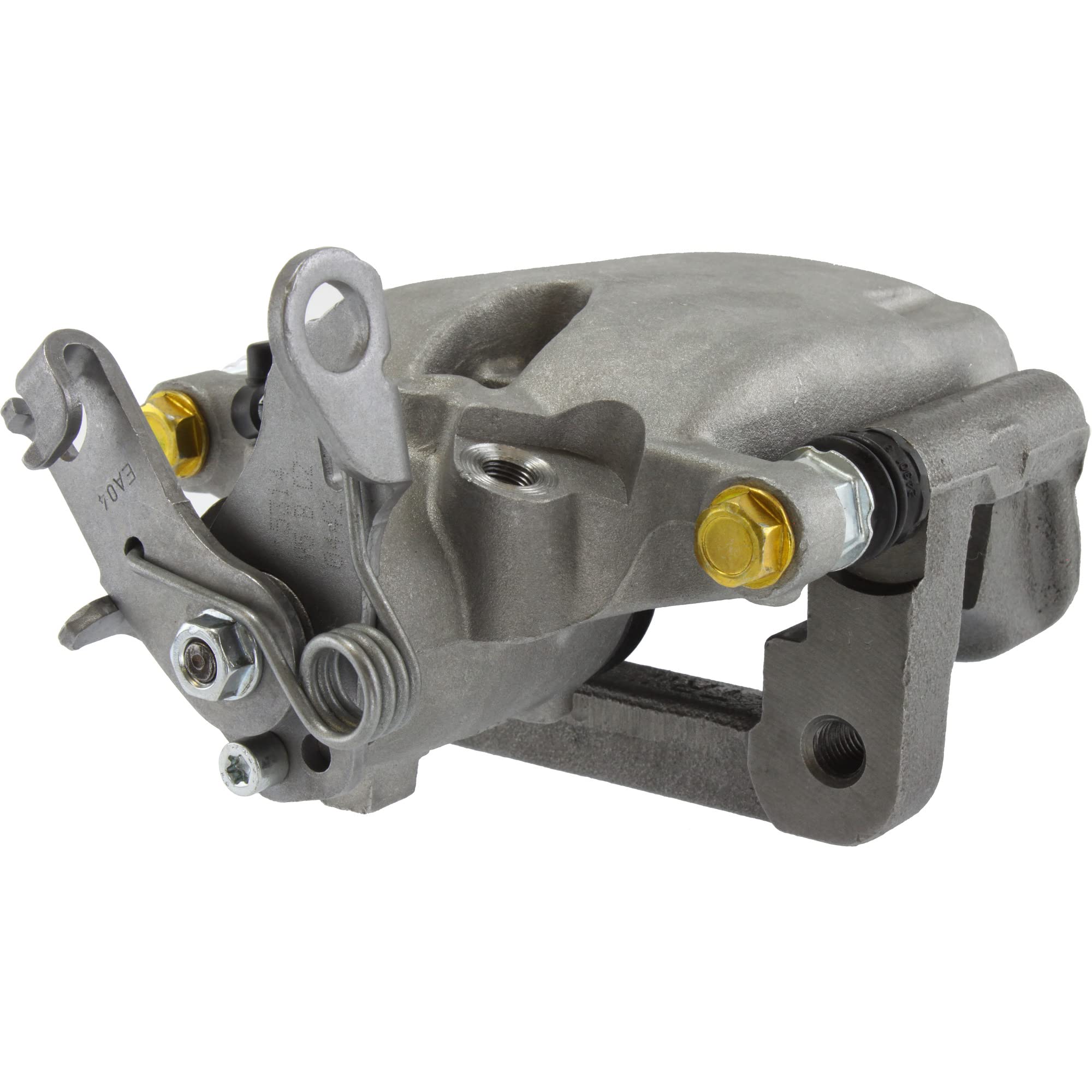 Centric 141.38525 Semi-Loaded Brake Caliper Assembly - Includes Housing, Bracket, Cable Guide, Lever & Spring | Perfect for Car Brake System Repair & Maintenance