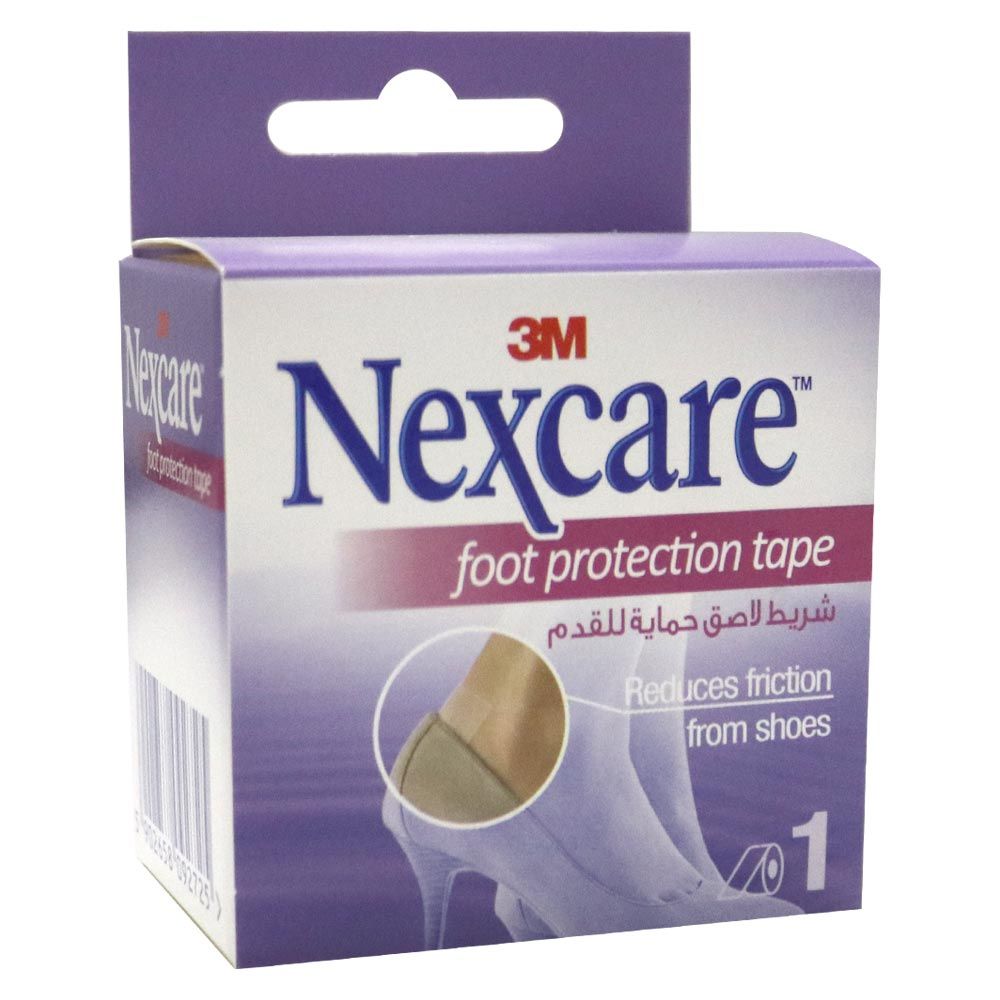 3M Nexcare Foot Protection Tape 25mm x 5m (1 Roll) - Blister Prevention & Pain Relief for Running, Hiking, and Sports Activities