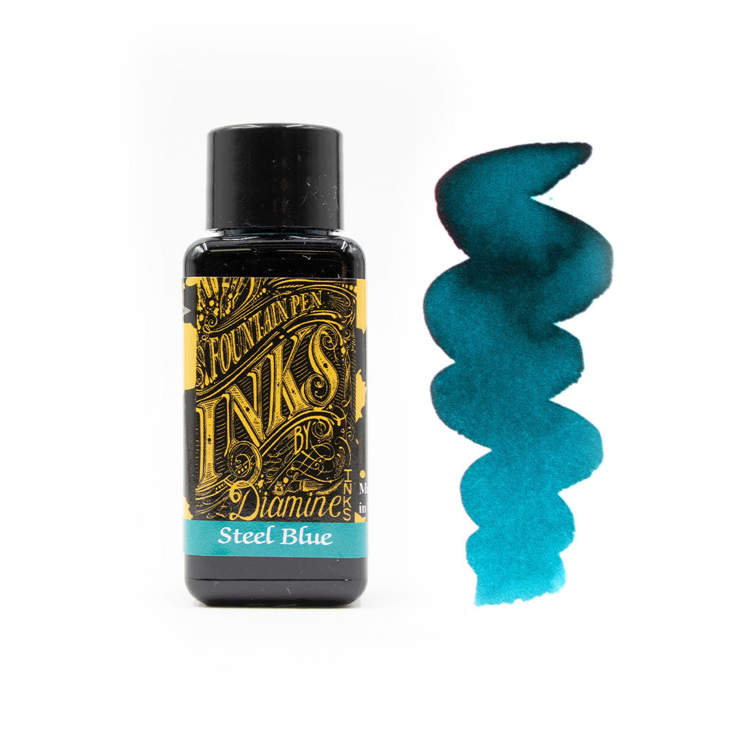 Premium Diamine Fountain Pen Ink 30ml Bottle - Vibrant Colors for Calligraphy, Journaling & Artistic Writing - Perfect for Fountain Pens, Dip Pens & Ink Drawing
