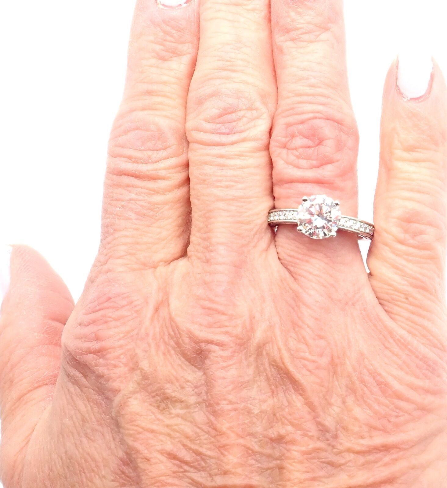 Authentic Bulgari Bvlgari Platinum 4.04ct VS1 F Diamond Engagement Ring with GIA Certificate - Perfect for Proposals, Weddings & Anniversary Gifts
