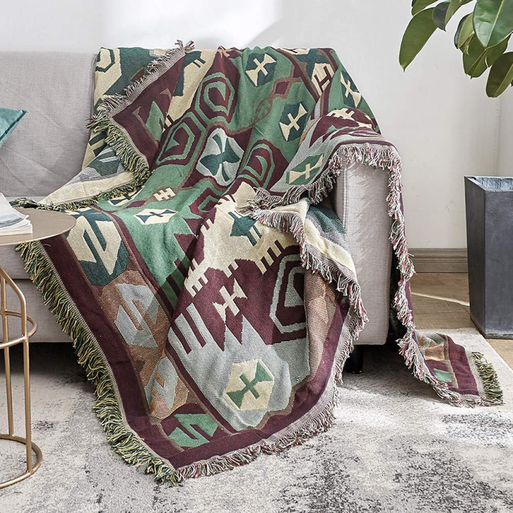 Nordic Non-Slip Sofa Cover Blanket - Soft Stretchable Couch Protector for Living Room, Bedroom, Chair - Cozy Throw Blanket for Home Decor, Winter Warmth & Pet Protection (Grey, 60x80 Inches) - Perfect for Netflix Nights, Reading Nook & Guest Bedding