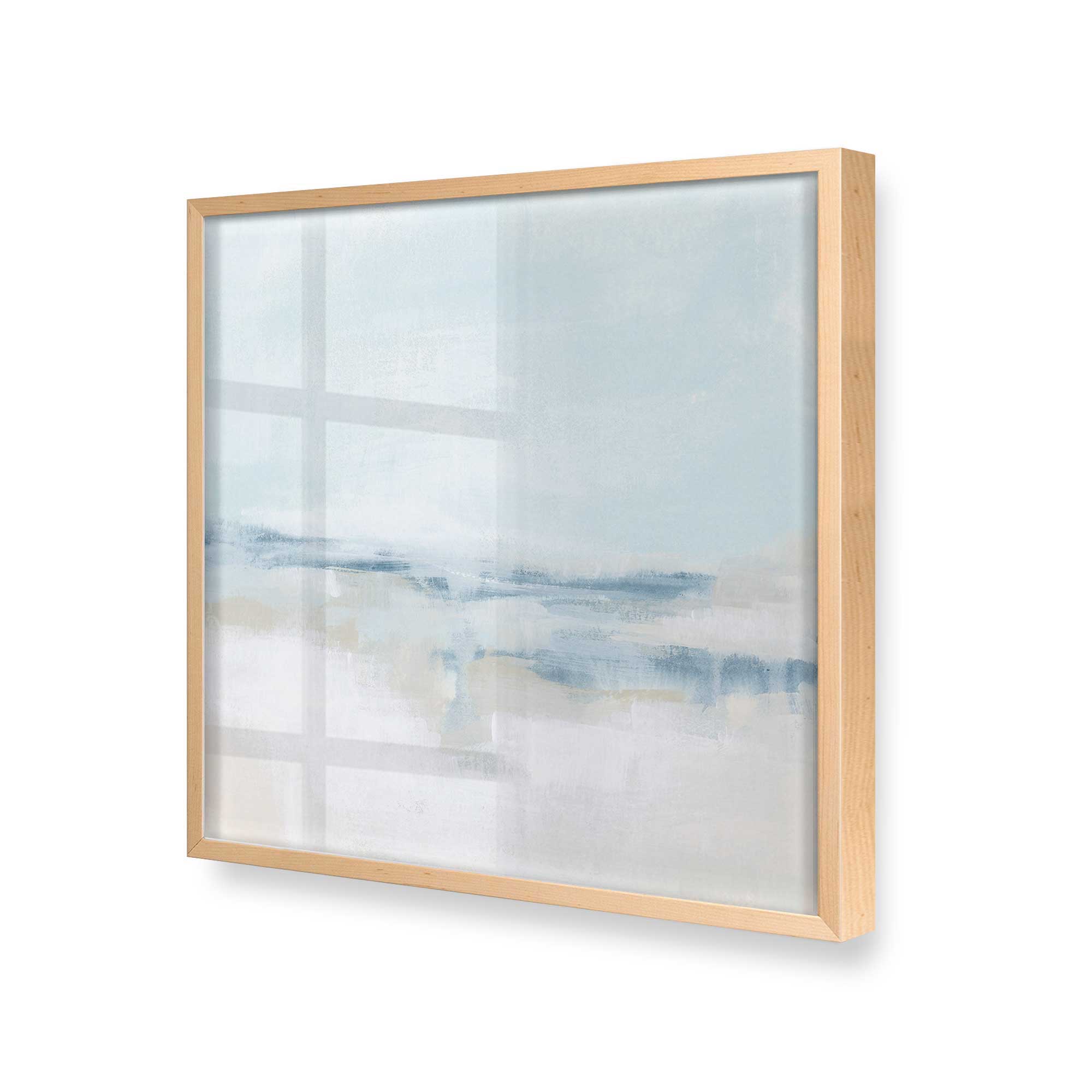 Cloudy Shoreline Hues II Print - Coastal Wall Art Decor for Beach House, Living Room & Office - Perfect for Nautical & Boho Home Decor