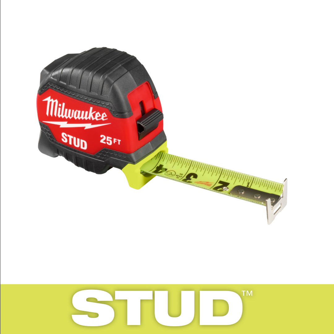 Milwaukee 48-22-1425 25-Foot Magnetic Tape Measure - Durable & Accurate Measuring Tool for Construction, Carpentry, and DIY Projects