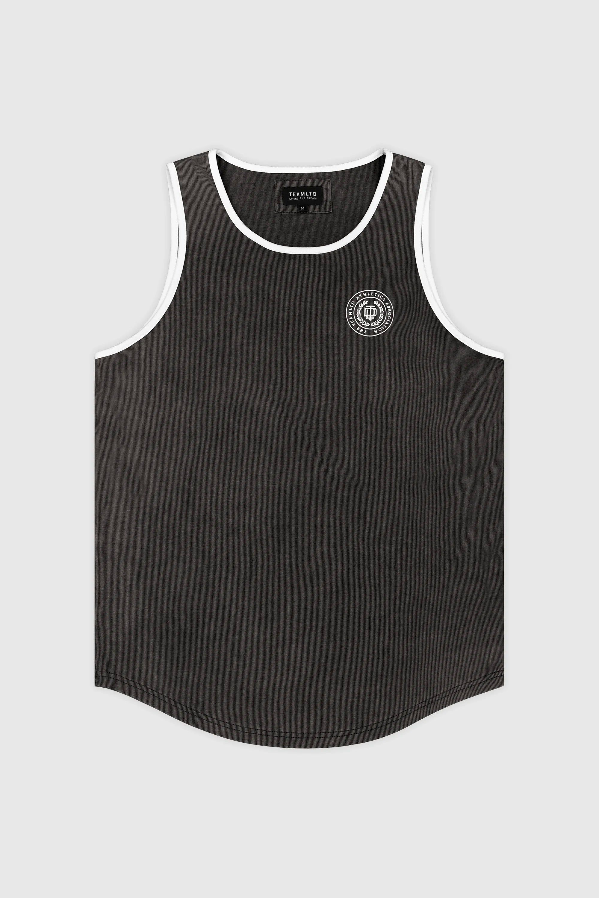 Black Ringer Tank Top for Women - Stylish Casual & Layering Essential for Everyday Wear