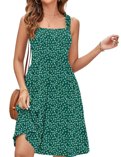 Dark Green Floral