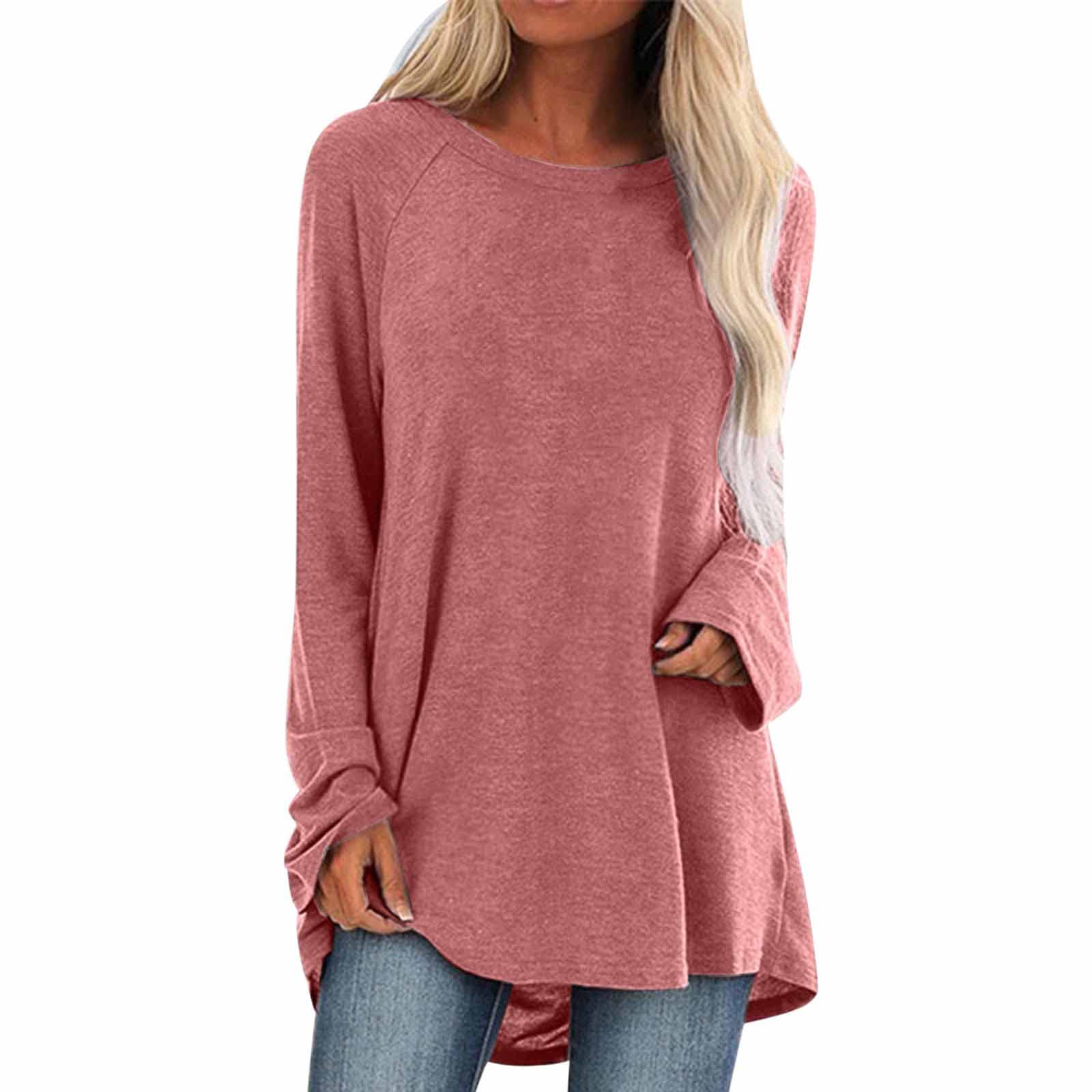 Fankle Women's Plus Size Short Sleeve Flowy Tunic Tops with Dandelion Print - Comfortable Blouses to Wear with Leggings for Casual Outings, Work & Weekend Wear