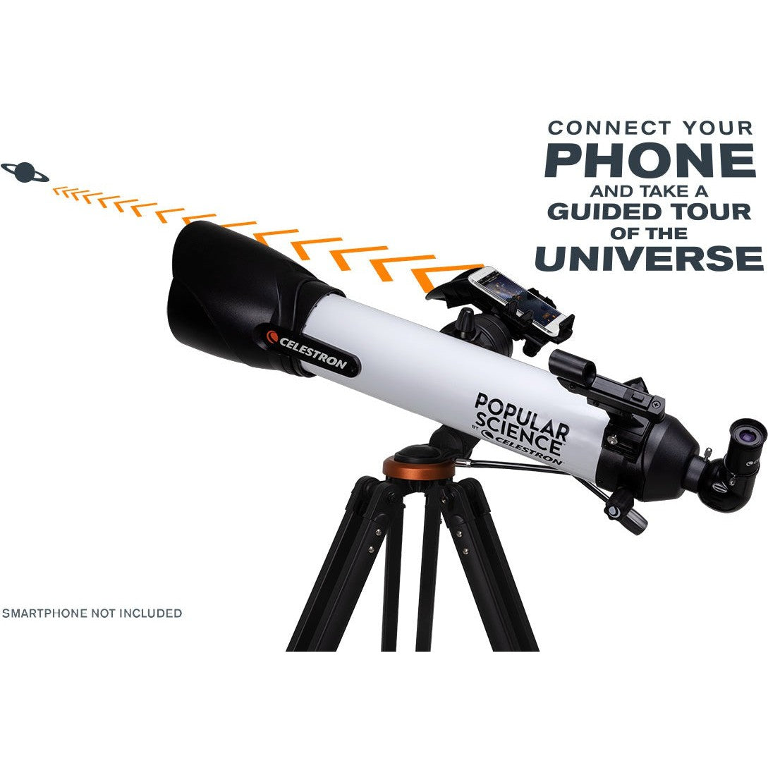 Celestron StarSense Explorer DX 100AZ Smartphone App-Enabled Refractor Telescope - Used Astronomy Equipment for Stargazing & Astrophotography