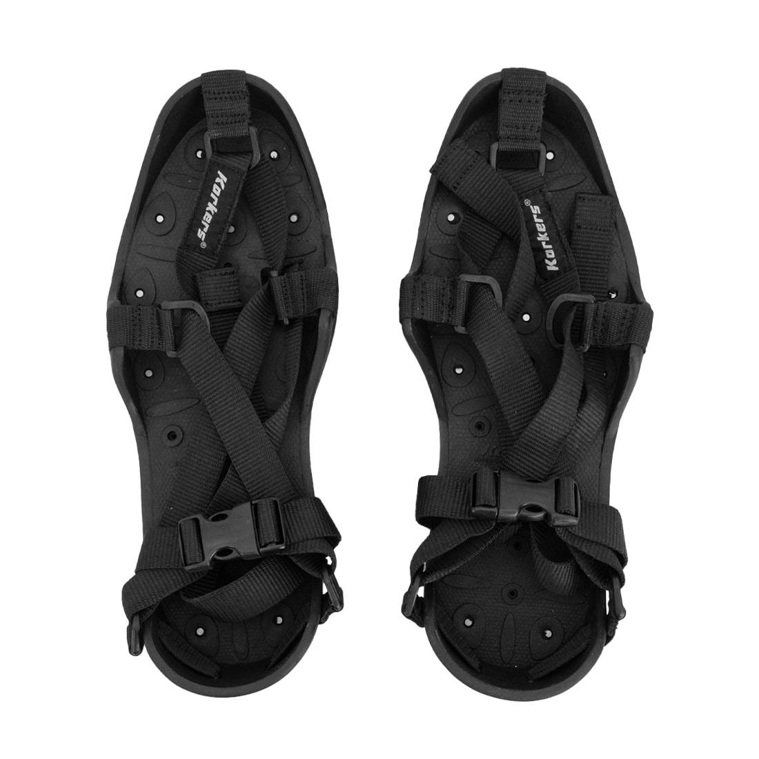 Korkers WorkTrax Regular Spike 3mm - Non-Slip Ice Cleats for Winter Work Boots | Perfect for Construction, Roofing & Outdoor Jobs in Snowy Conditions