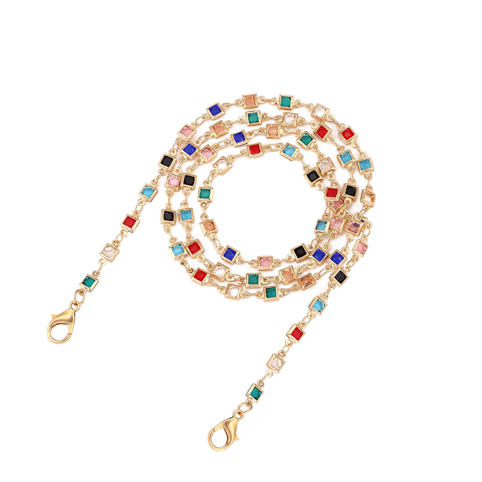 Stylish Eyeglasses Chain for Women - Adjustable Mask Chain, Sunglasses & Reading Glasses Holder - Perfect for Work, Travel & Outdoor Activities