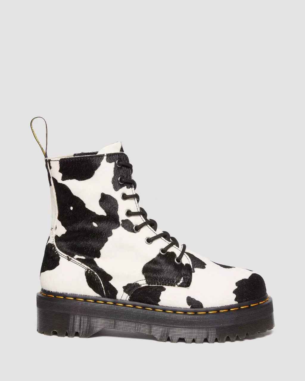 Dr. Martens Jadon Boot - Vegan Leather Cow Print Platform Boots for Women | Punk & Gothic Fashion, Street Style & Everyday Wear