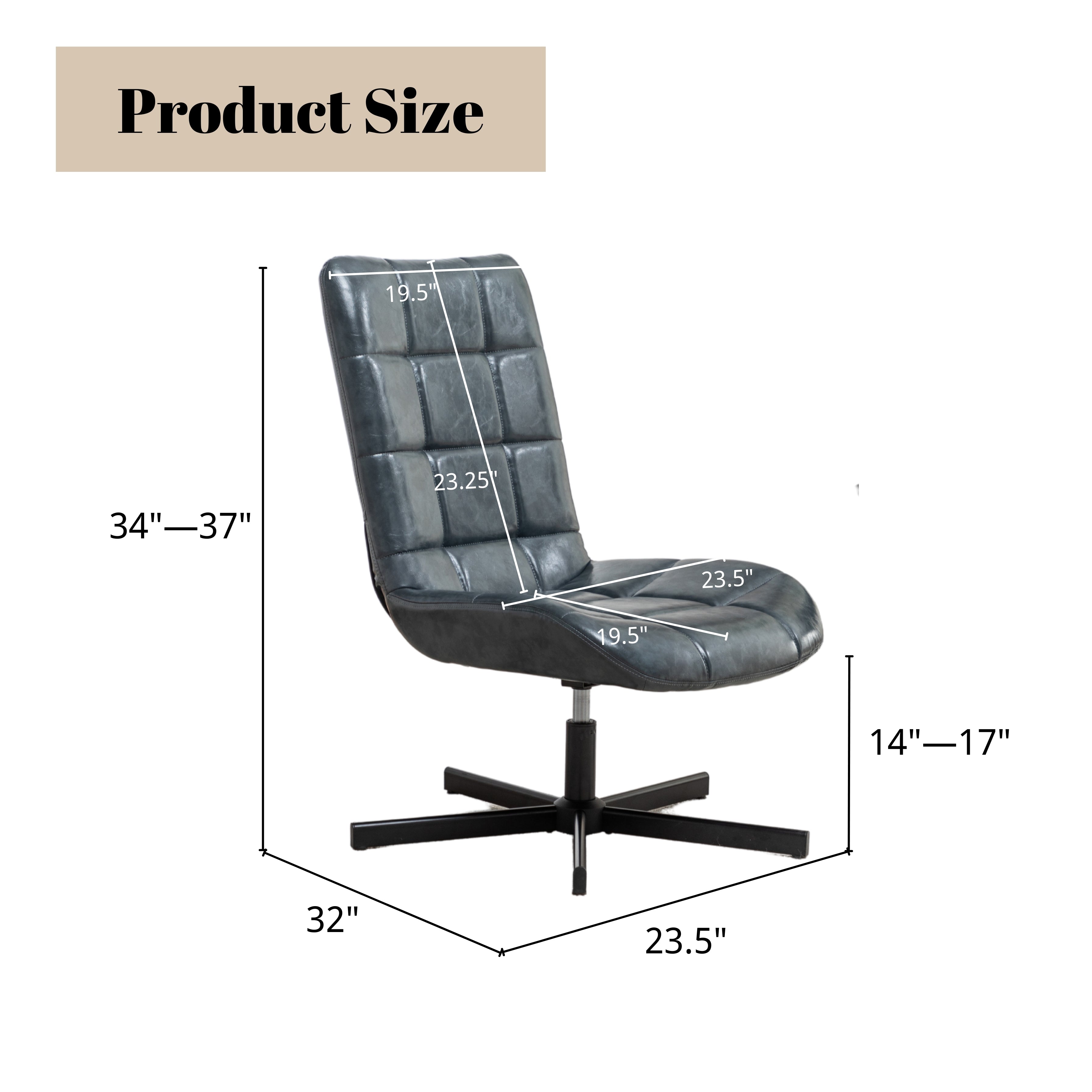 Roundhill Furniture Arlena Faux Leather Tufted Accent Chair with Ottoman Set - Modern Living Room Seating for Home Office, Bedroom or Lounge Area