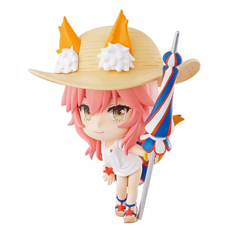 Banpresto Kyun Chara Fate/Grand Order Lancer Tamamo No Mae Anime Figure - Collectible Cute Japanese PVC Statue for Home Decor, Office Display, and Anime Fans Gift