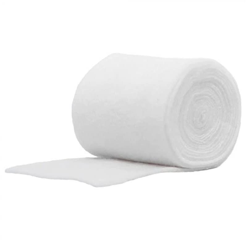 Cruzine - Ultra Soft Absorbent Pure Cotton Wool Roll for Makeup Remover, Toner Application & Facial Cleansing | Reusable Cotton Pads for Face, Baby Care & Salon Use | Gentle & Hypoallergenic (50g) - Perfect for Daily Skincare, Spa Treatments and Sensitive Skin Care Routines