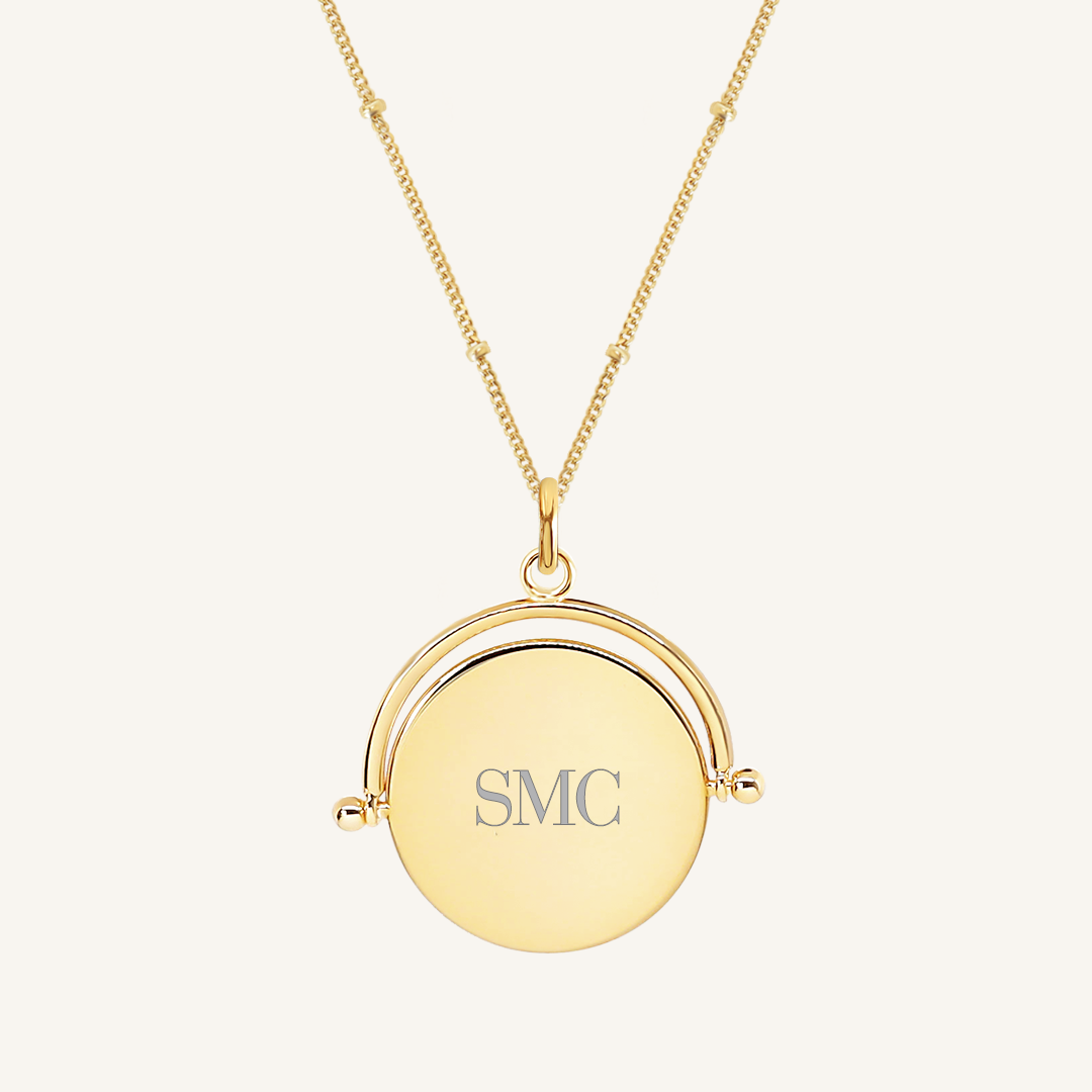 Handmade Etch Pendant Necklace - Unique Personalized Jewelry for Women - Perfect Gift for Birthday, Anniversary & Valentine's Day - Elegant Layering Necklace for Everyday Wear