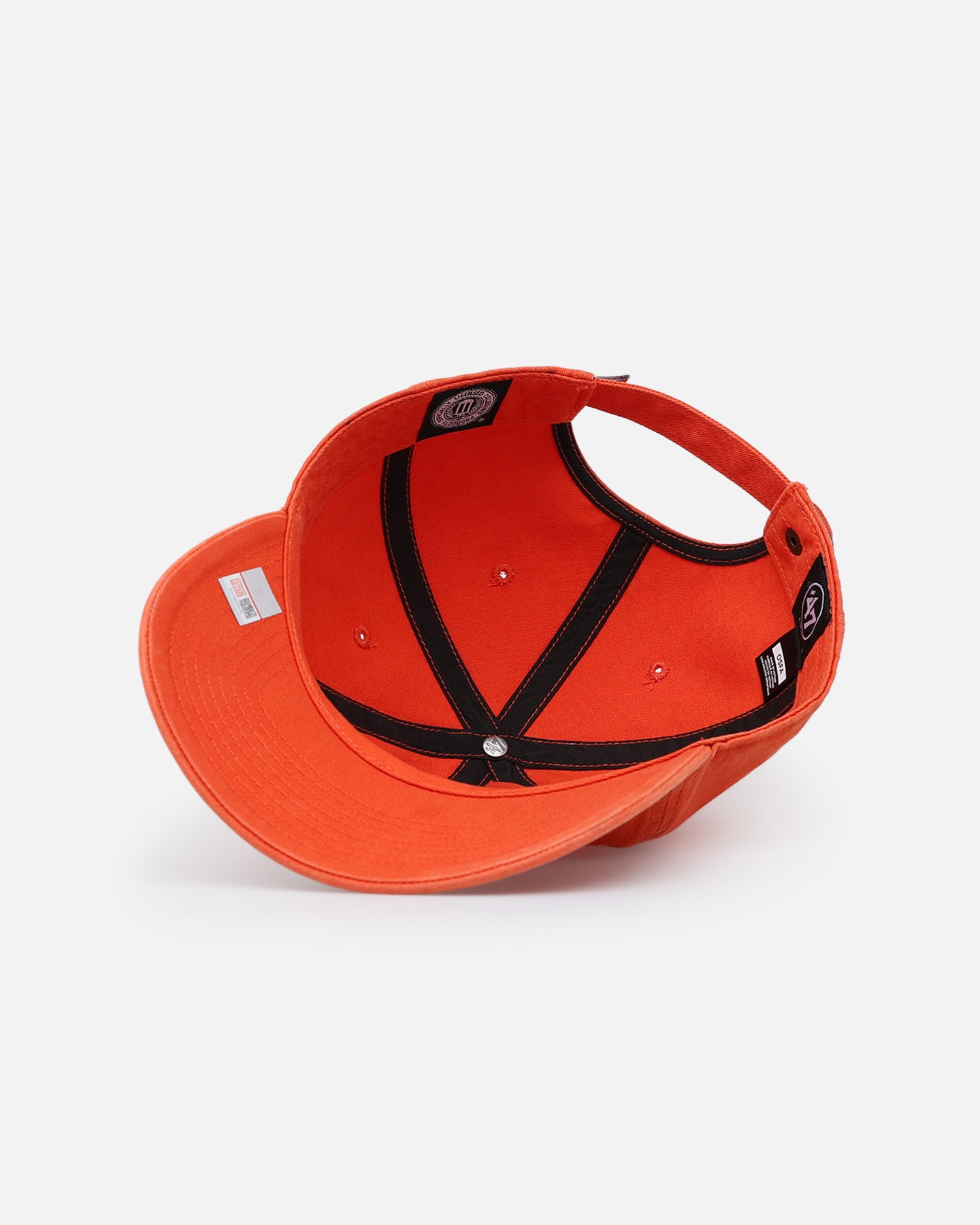 47 Brand Clemson Tigers 47 Clean Up Adjustable Strapback Hat - Orange - Perfect for Game Day, Tailgating & College Fan Gear