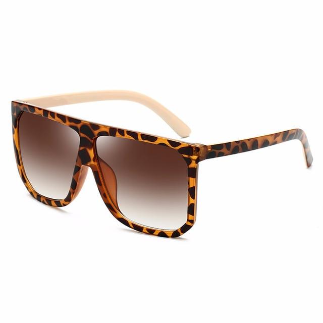 Square Oversized Sunglasses for Women & Men - UV Protection, Fashionable & Trendy - Perfect for Beach, Driving & Outdoor Activities