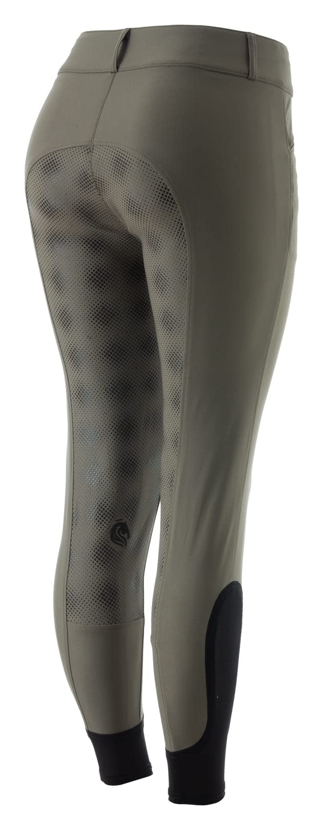 Equinavia Maud Women's Mid Rise Silicone Full Seat Breeches - Equestrian Riding Pants for Horseback Riding & Training