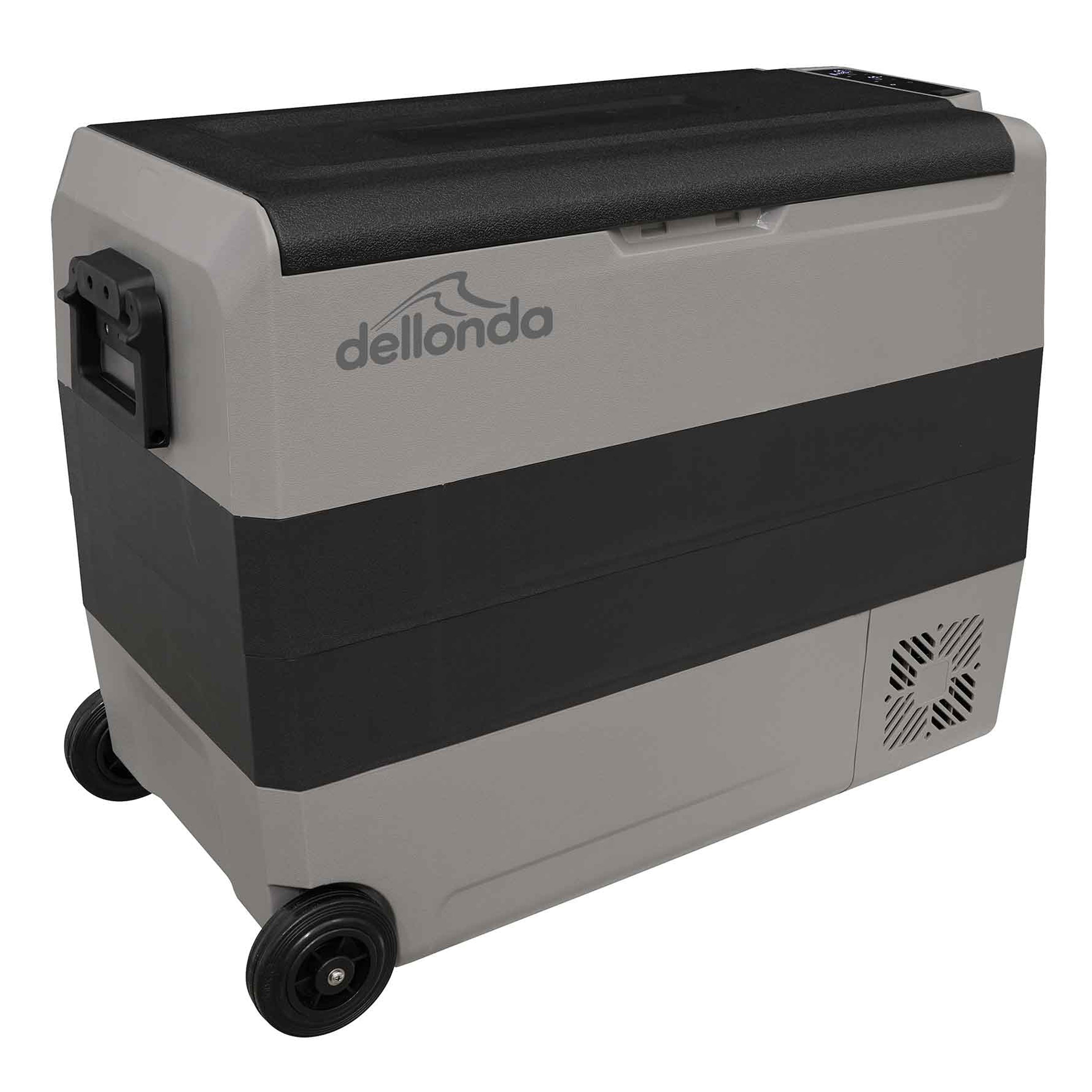 60L Portable Car Fridge Freezer with 12V/24V Dual Zone Compressor - Perfect for Road Trips, Camping & Outdoor Adventures (Model DL15)