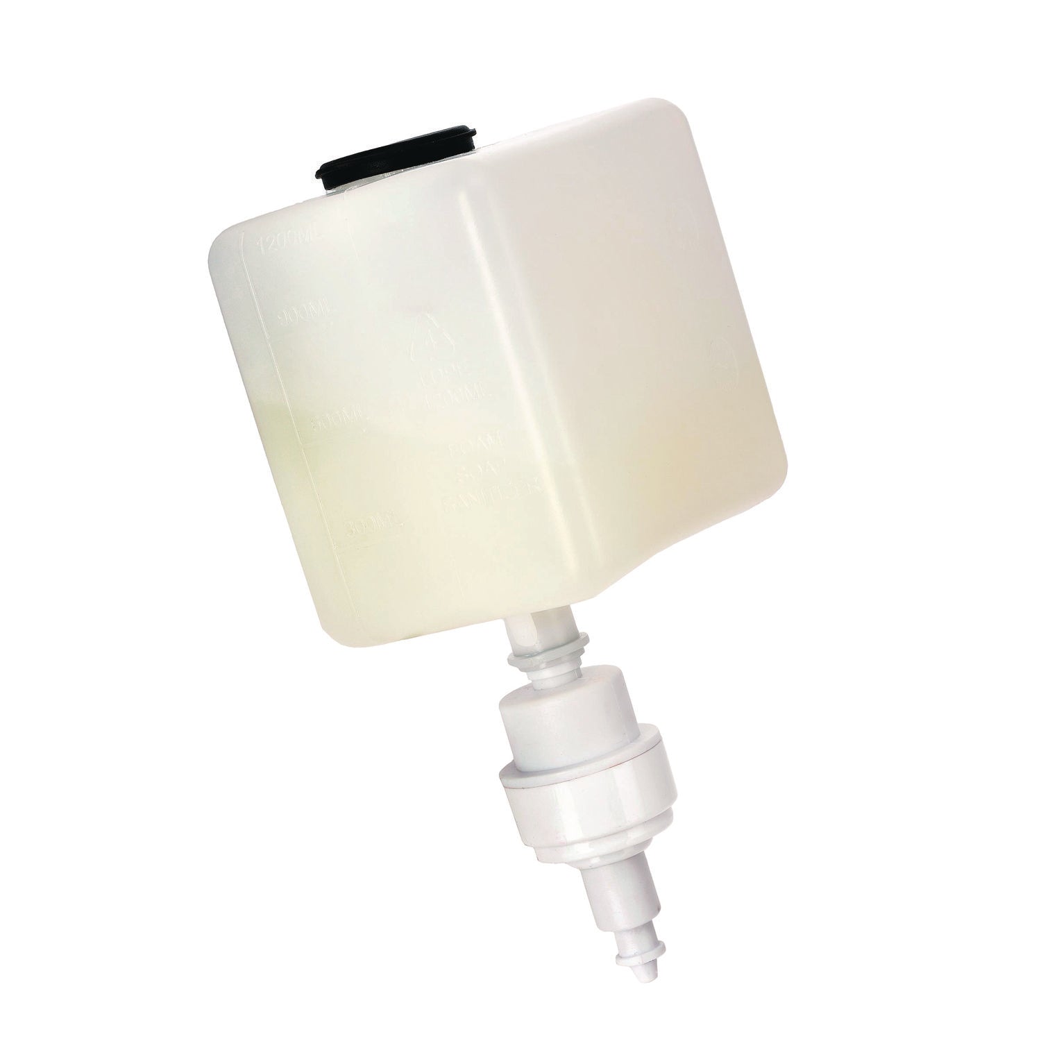 Alpine Industries Automatic Touchless Foam Hand Sanitizer & Soap Dispenser with Adjustable Floor Stand - 40 oz Capacity, White - Ideal for Hospitals, Restaurants, Schools, and Public Spaces