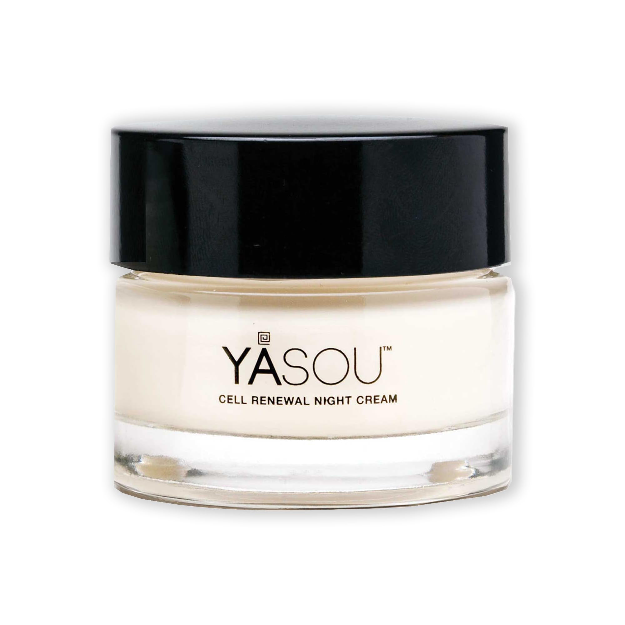 YASOU Vegan Night Cream 1.6oz - Anti-Aging Face Moisturizer with Algae Hyadasine | Hydrating Formula Reduces Fine Lines & Wrinkles | Plumping & Collagen Boosting for Radiant Skin | Handmade Cruelty-Free Skincare | Perfect for Nighttime Routine & Dry Skin Care
