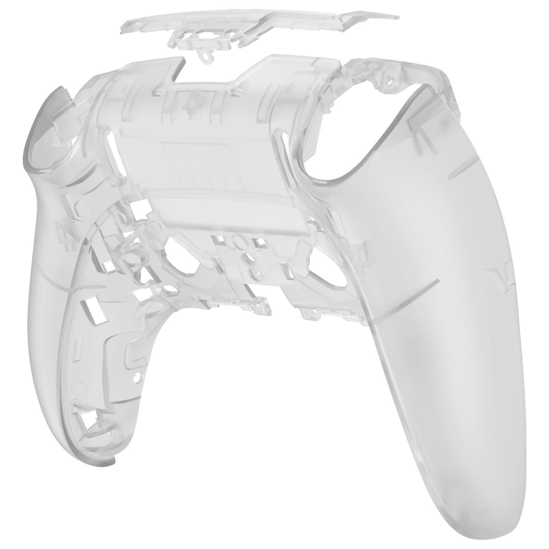 eXtremeRate Glow in Dark Green Replacement Back Housing Bottom Shell for PS5 Edge Controller - Gaming Accessories for Enhanced Grip & Comfort