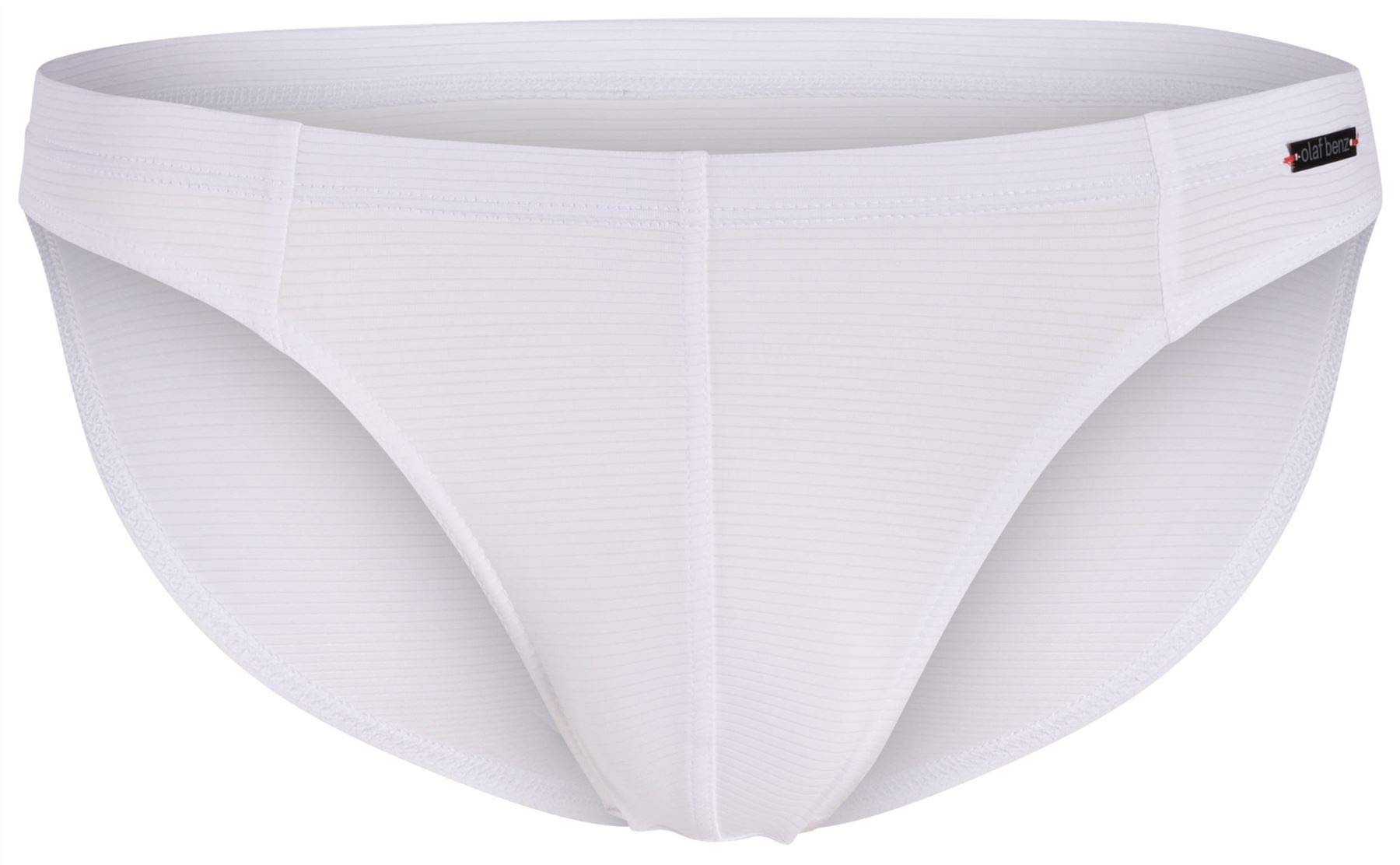 Men's Red 1201 Brazil Brief Underwear - White Small Size - Comfortable Cotton Underwear for Daily Wear & Gym Workouts