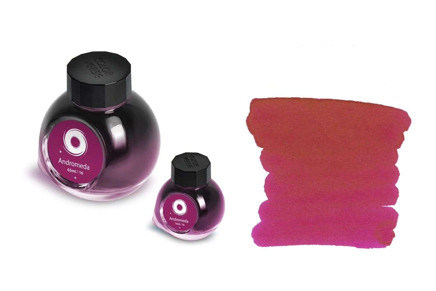 Colorverse Andromeda Fountain Pen Ink Set - 65ml + 15ml Bottled Ink for Calligraphy, Journaling & Artistic Writing