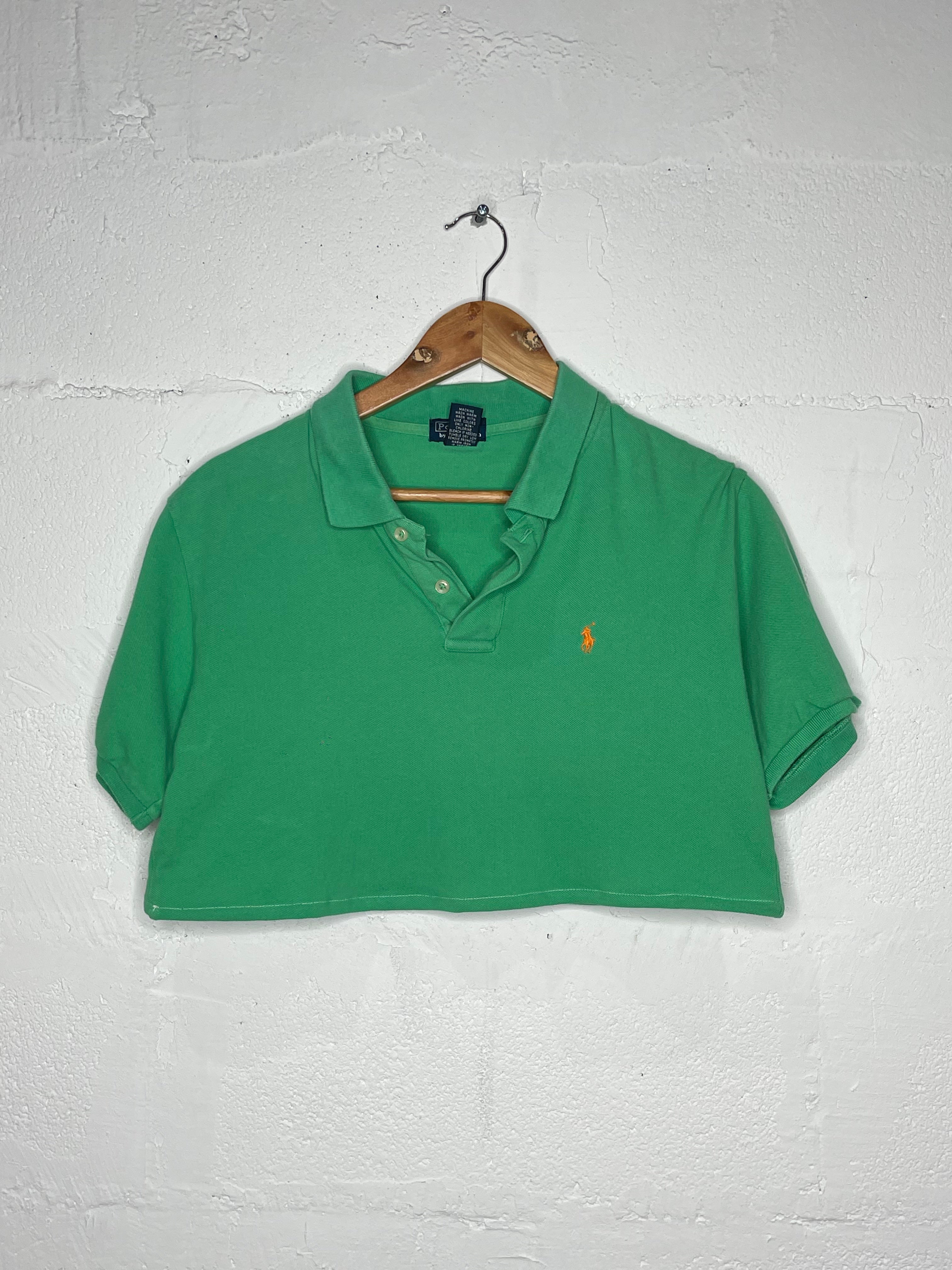 Polo Ralph Lauren Women's Classic Fit Short Sleeve Crop Top - Casual Summer T-Shirt for Outfits, Beach, and Everyday Wear