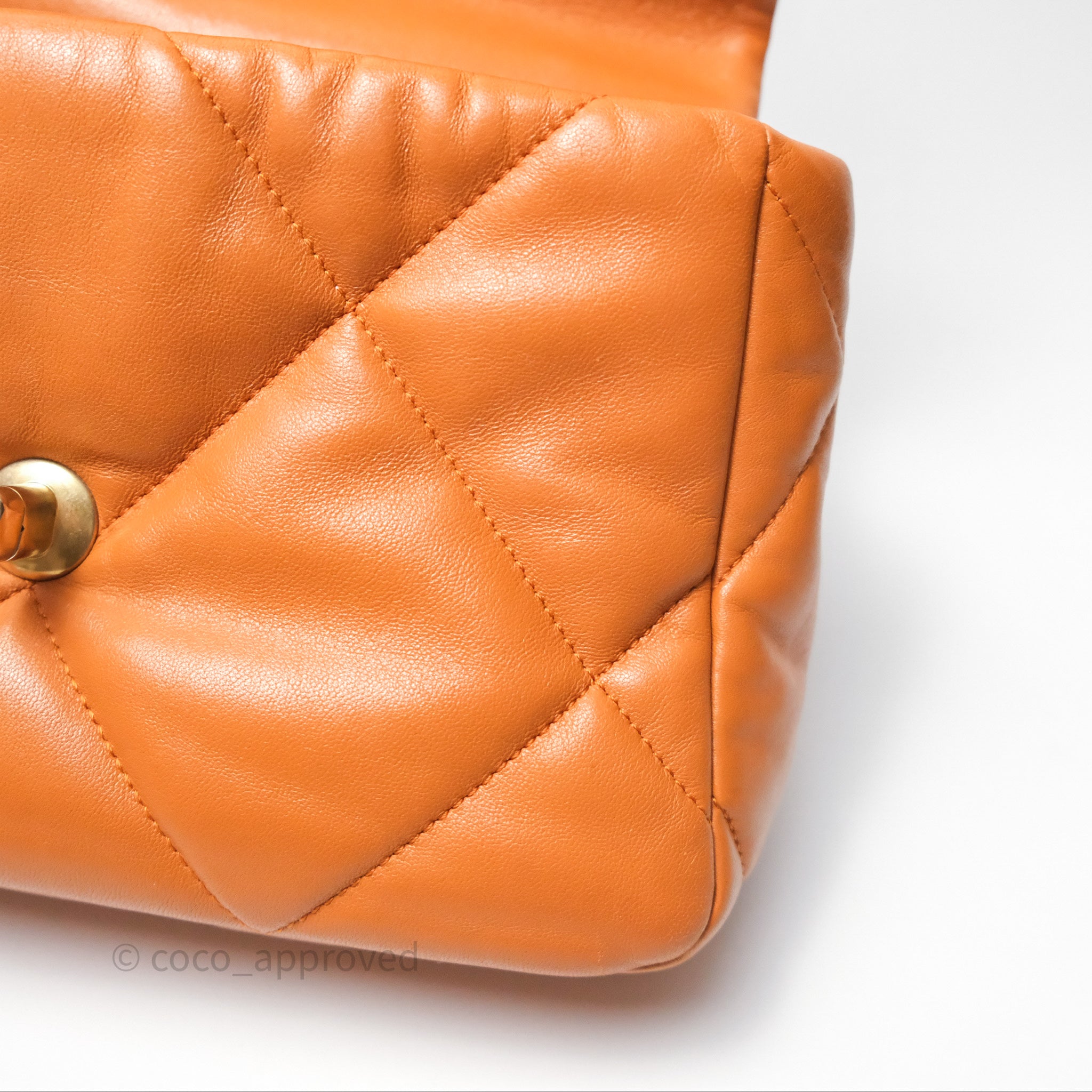 Chanel 19 Small Handbag in Caramel with Mixed Hardware - Luxury Designer Shoulder Bag for Women, Perfect for Date Nights & Special Occasions
