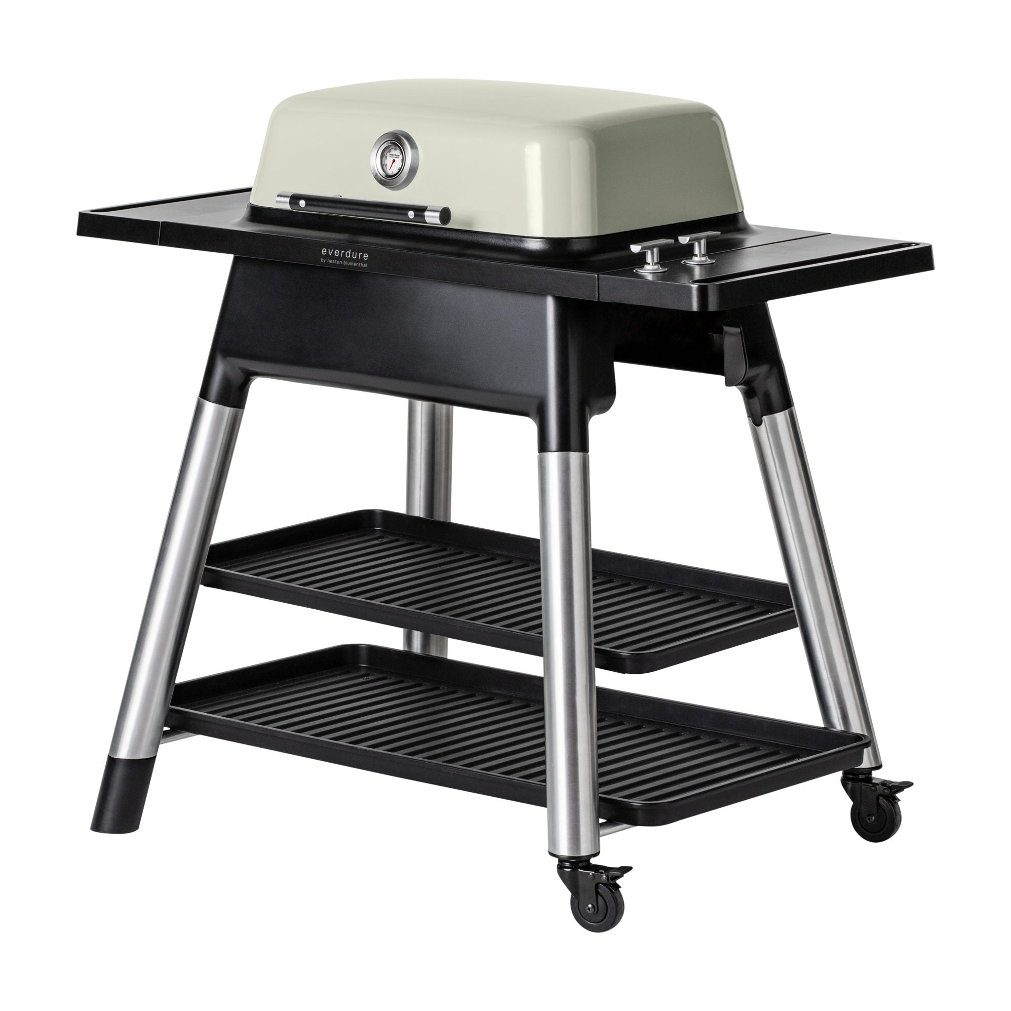 Everdure Force 2-Burner Gas Grill with Cover – Portable Outdoor BBQ Grill for Backyard, Camping & Tailgating – Heston Blumenthal Signature Series