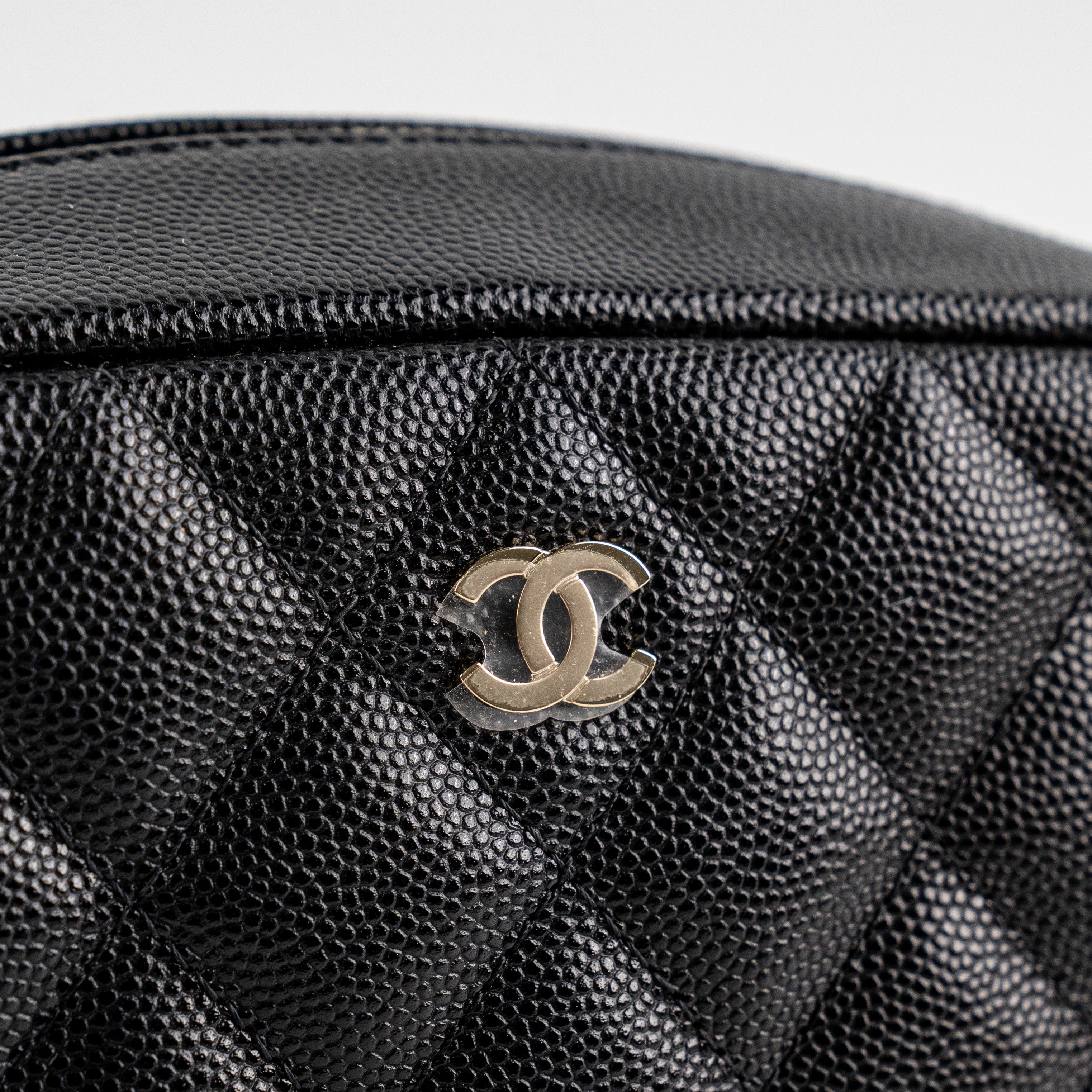 Chanel Quilted Caviar Leather Small Crossbody Bag Black - Luxury Designer Handbag for Women, Perfect for Evening Parties & Date Nights