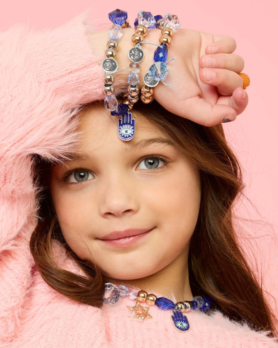 MAKE IT MAZEL Mini Bead Kit for DIY Jewelry Making - Creative Craft Beads Set for Bracelets, Necklaces & Keychains - Perfect Gift for Kids & Adults