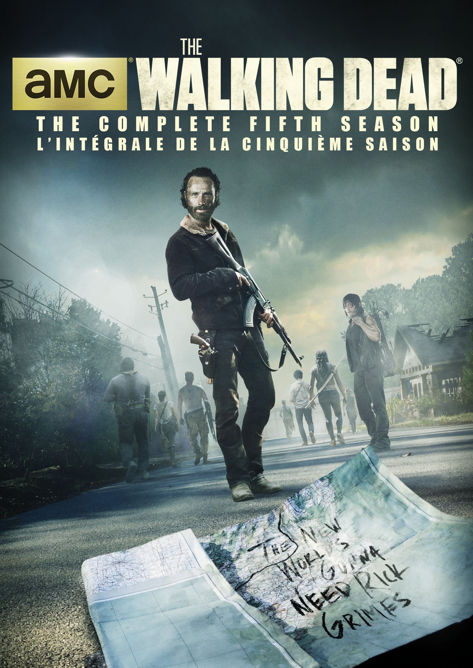 The Walking Dead Season 5 DVD Box Set - Complete TV Series Collection | Horror Zombie Apocalypse Show | Perfect for Halloween Binge-Watching & Gift Giving