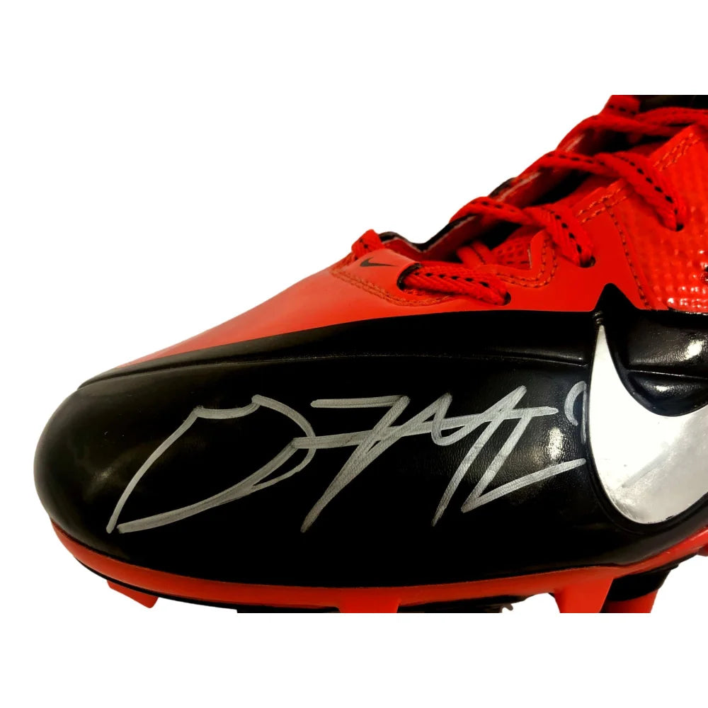 Gerald McCoy Autographed Football Cleats - Tampa Bay Buccaneers & Las Vegas Raiders Game-Worn Shoes with JSA COA - Perfect for NFL Memorabilia Collectors and Sports Fans Display