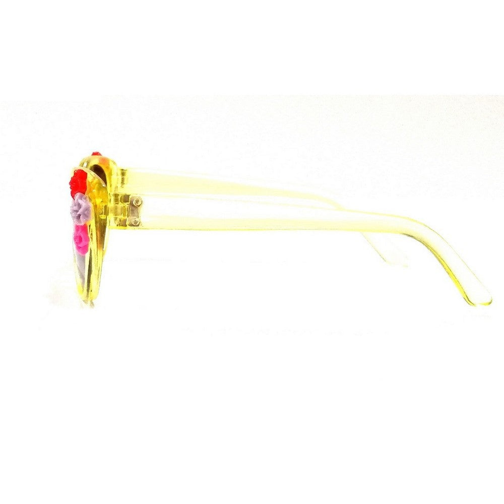 Yellow Kids Fashion Sunglasses TKS004 - UV Protection, Lightweight & Durable for Boys & Girls - Perfect for Outdoor Play, Beach, Pool & Summer Activities