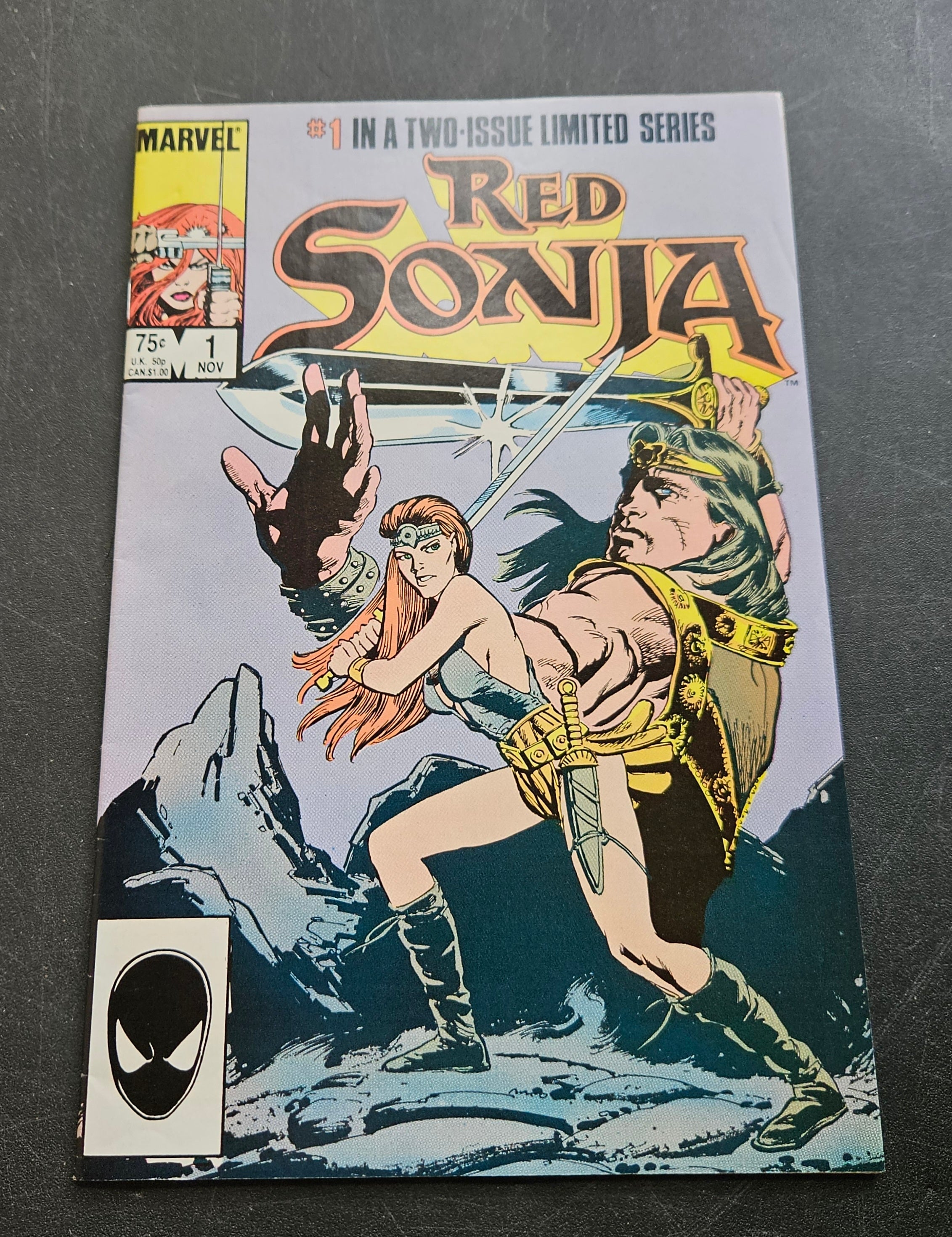 Red Sonja Vol 2 #1 - Two Issue Limited Series Marvel Comic Book (Nov 1985) | Collectible Vintage Graphic Novel for Superhero Fans & Comic Collectors